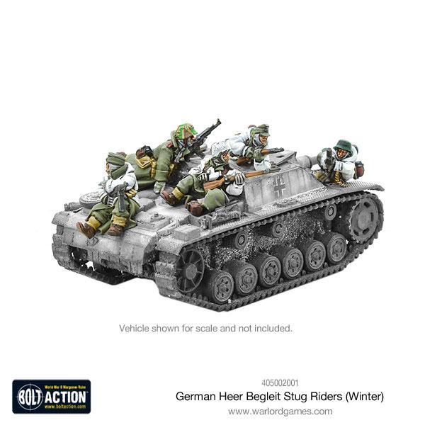 German Heer Begleit Stug riders (Winter) - Image 4