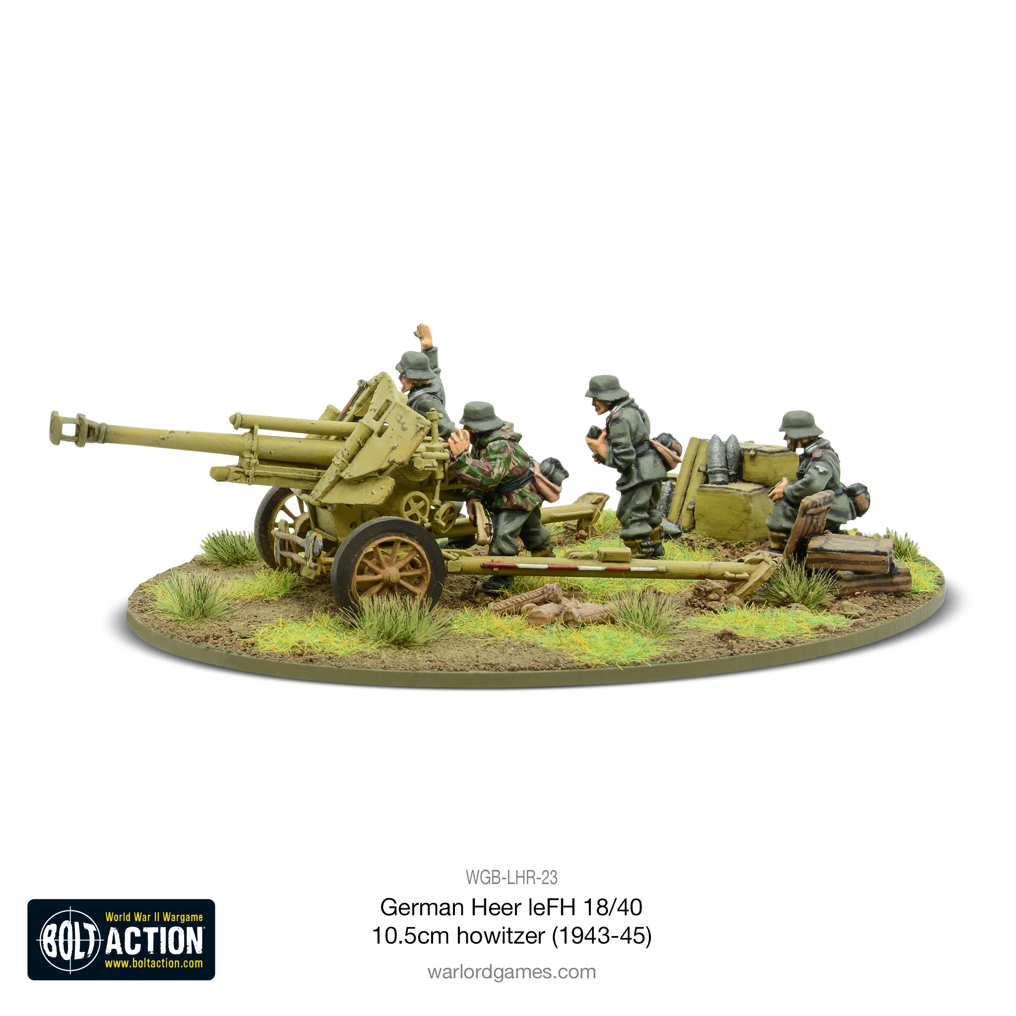 German Heer leFH 18/40 10.5cm howitzer (1943-45) - Image 2