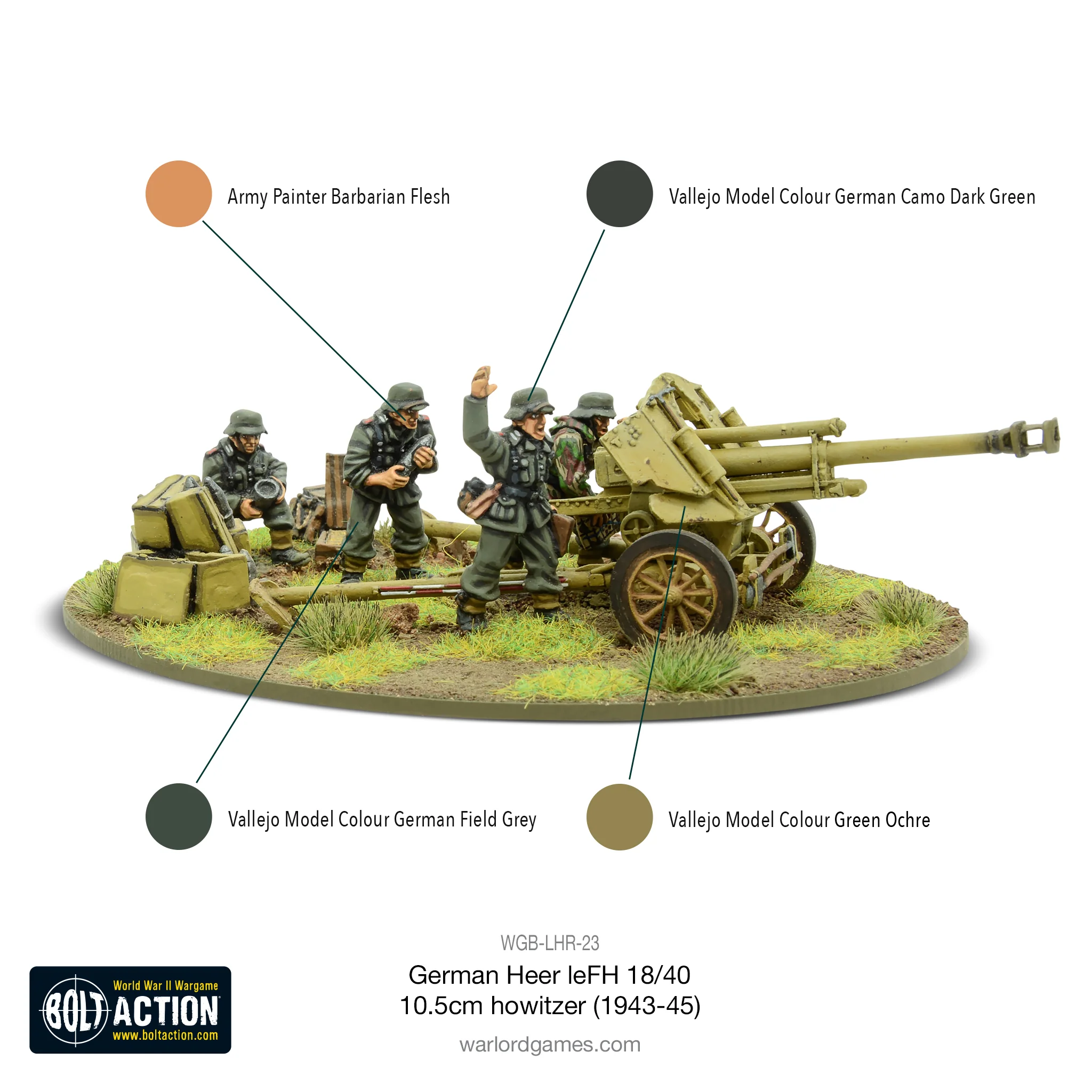 German Heer leFH 18/40 10.5cm howitzer (1943-45) - Image 6