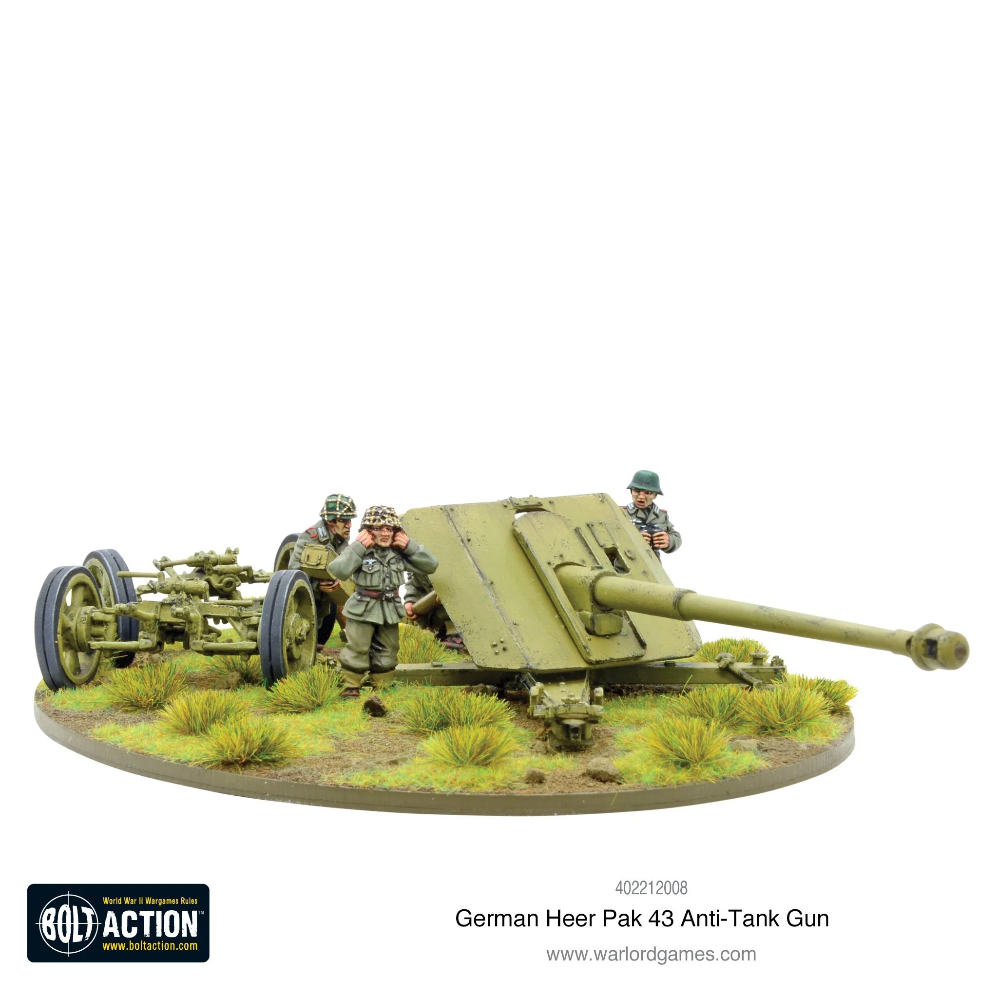 German Heer Pak 43 anti-tank gun - Image 2