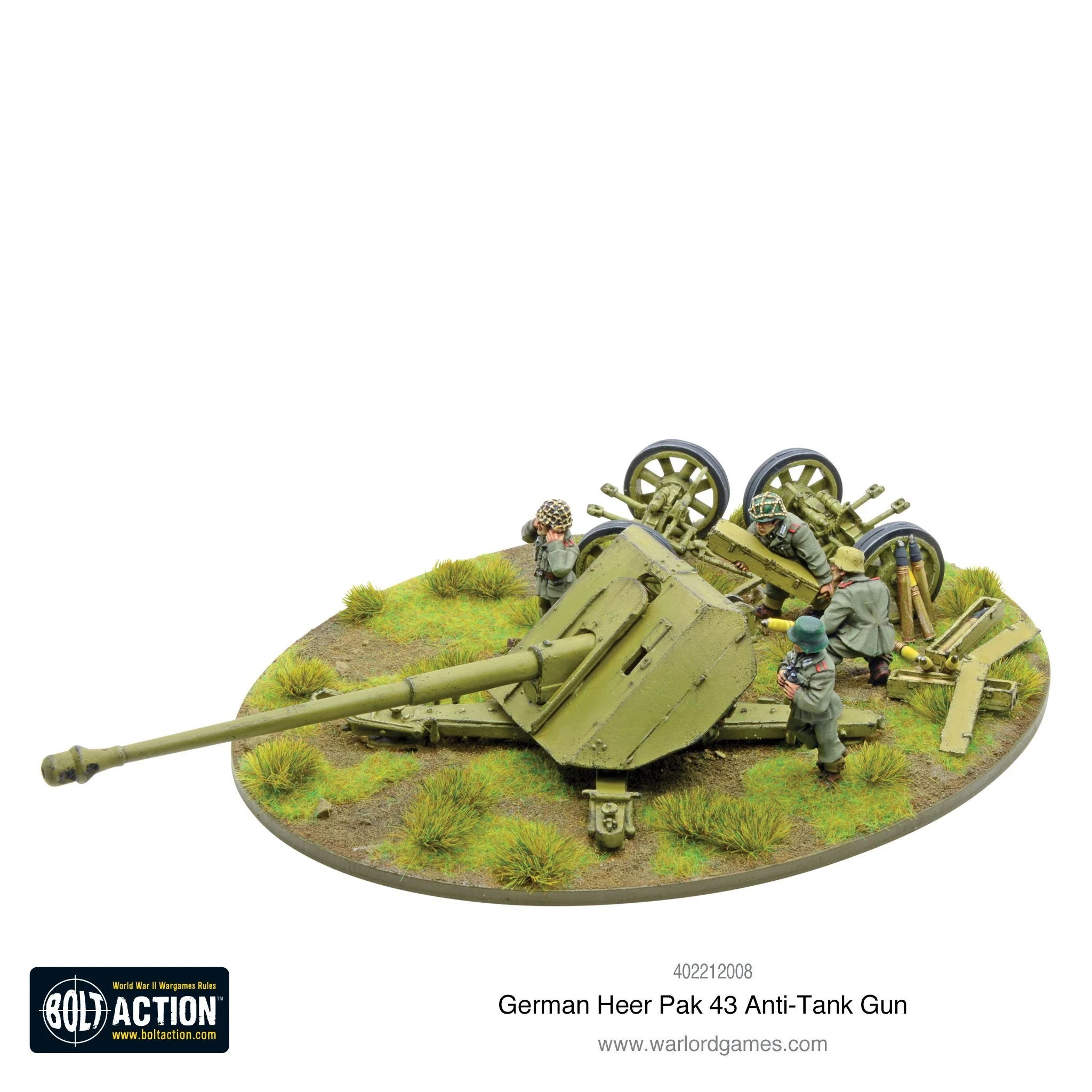 German Heer Pak 43 anti-tank gun - Image 3