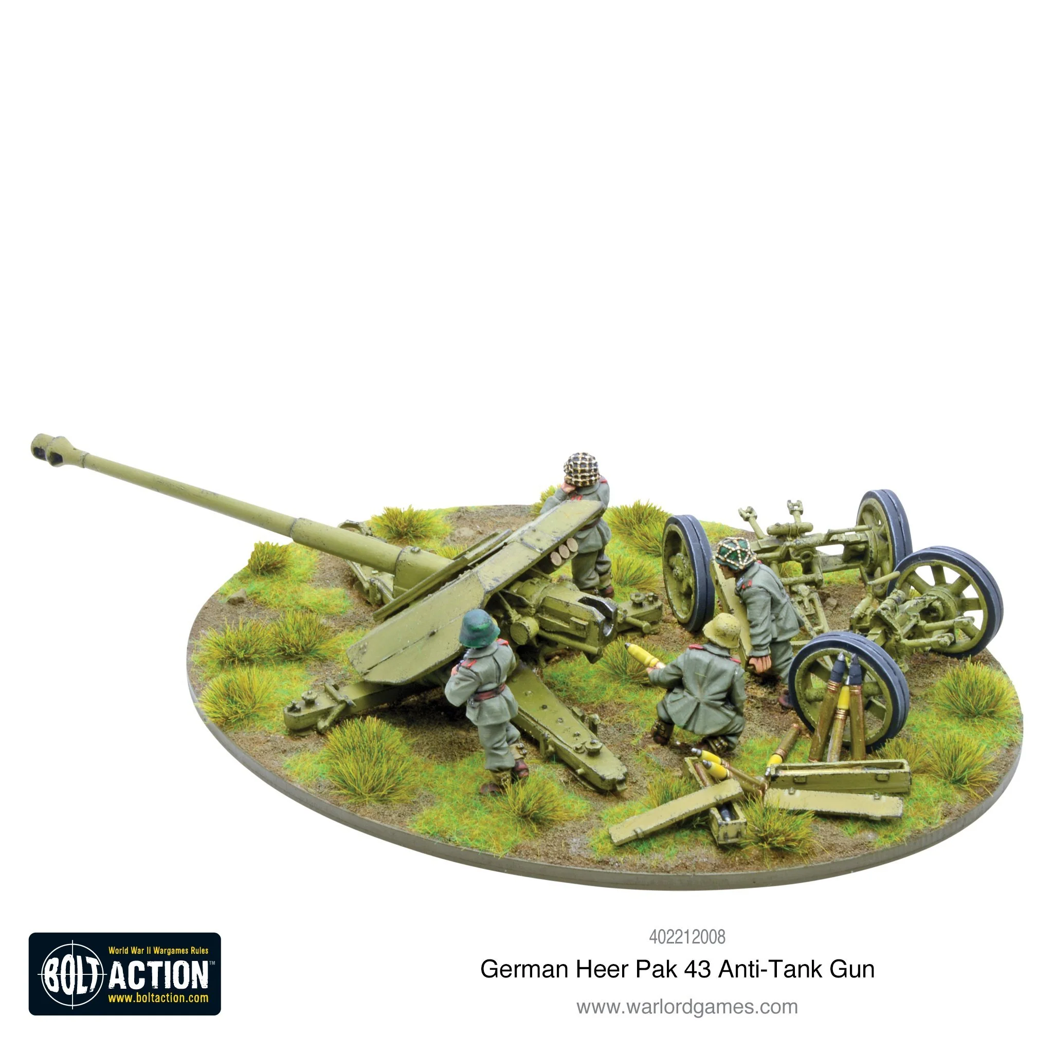 German Heer Pak 43 anti-tank gun - Image 4