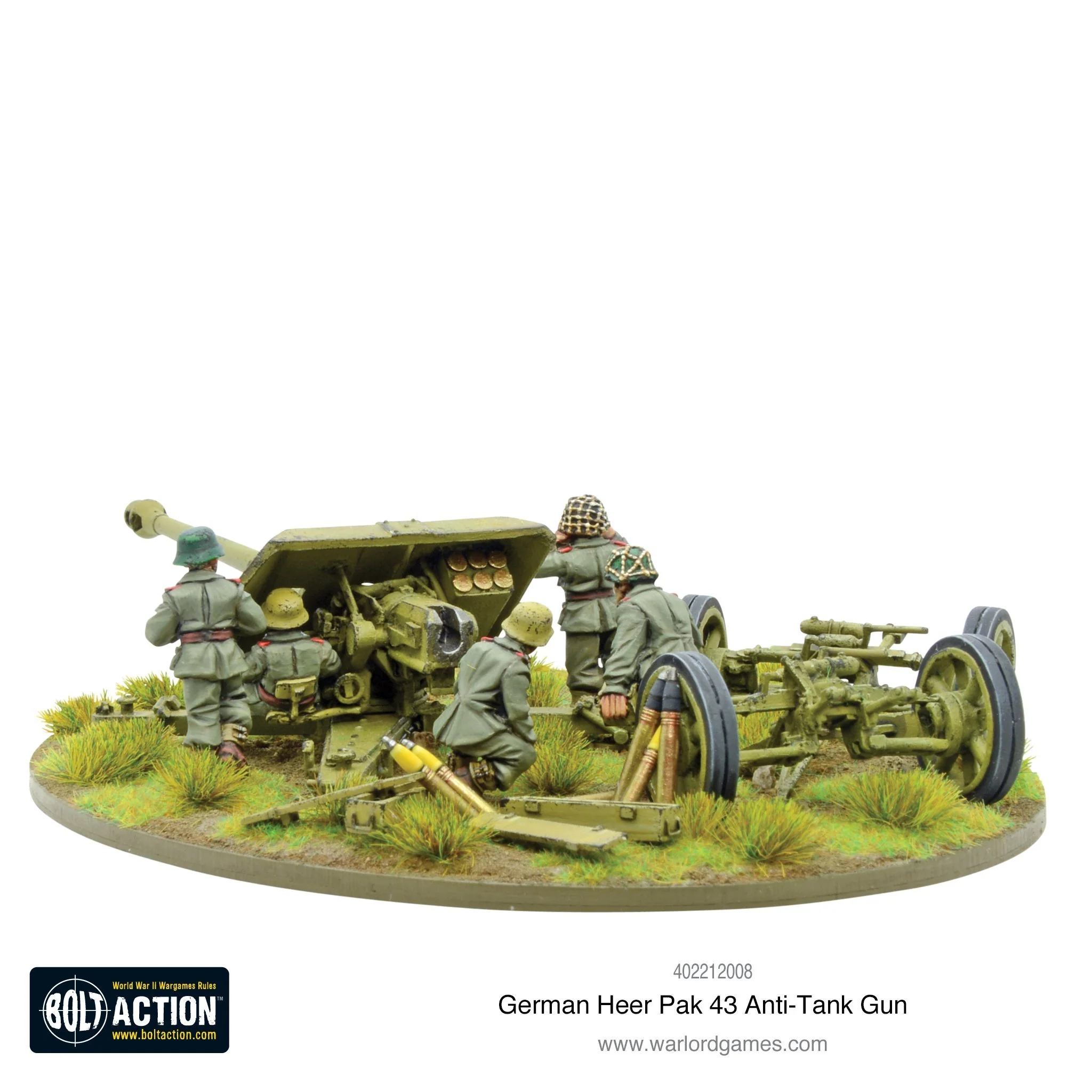 German Heer Pak 43 anti-tank gun - Image 5