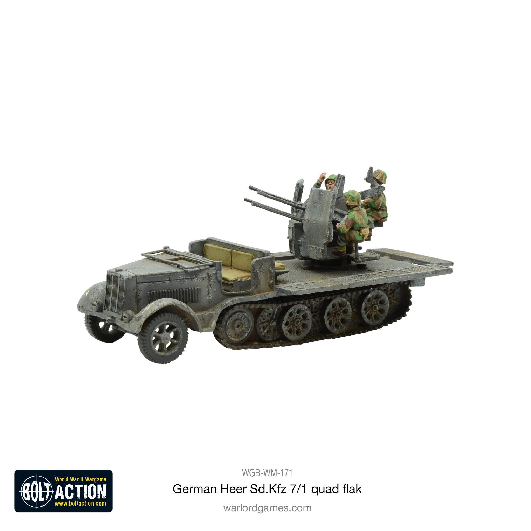German Heer Sd.Kfz 7/1 quad FlaK - Image 2