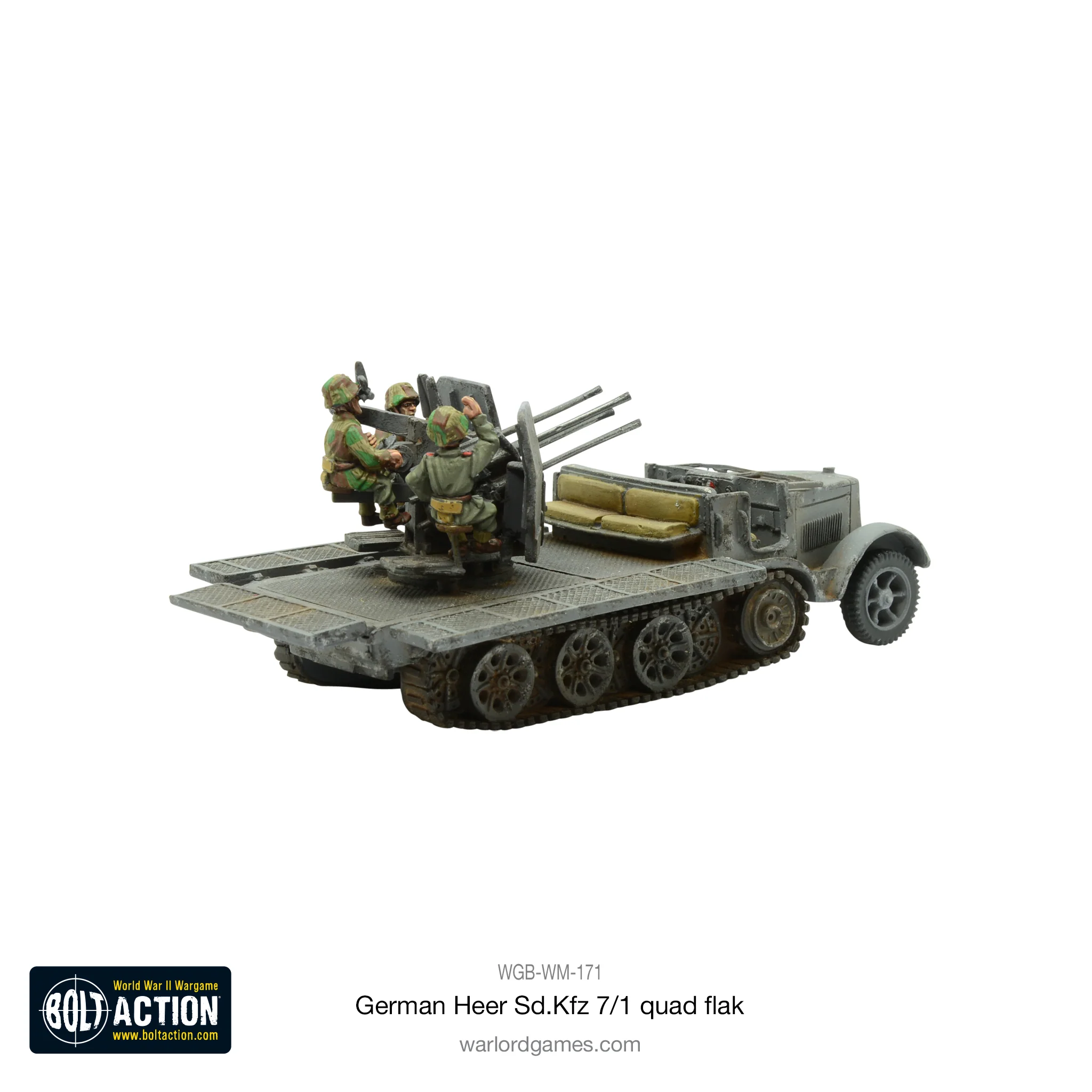 German Heer Sd.Kfz 7/1 quad FlaK - Image 4