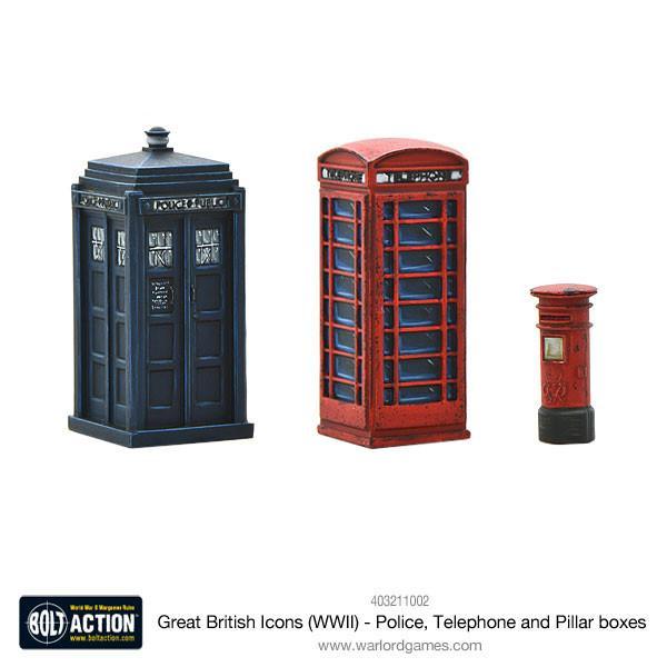 Great British Icons (WWII) - Police, Telephone and Pillar boxes - Image 2