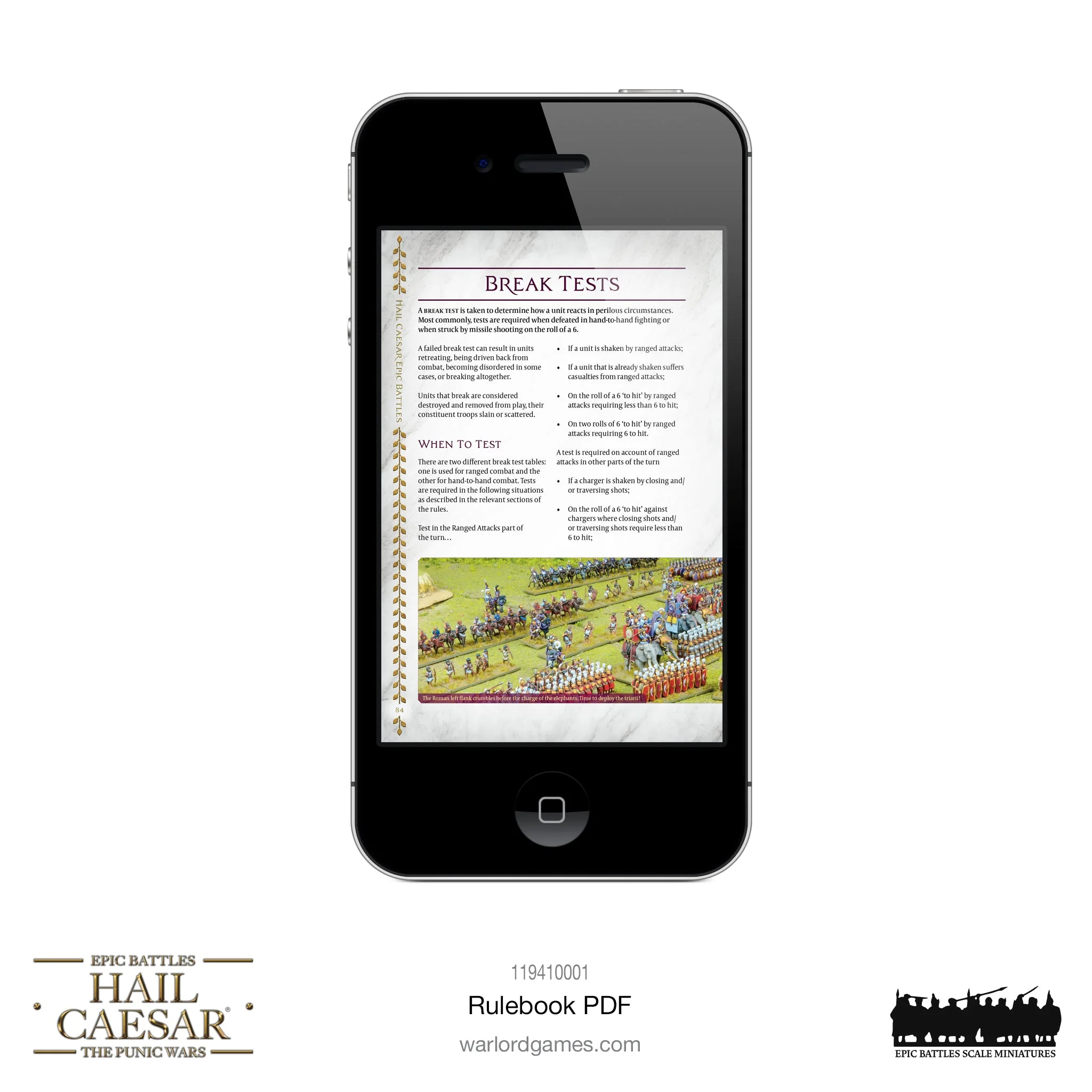 Digital Hail Caesar Epic Battles: The Punic Wars PDF Rulebook - Image 2