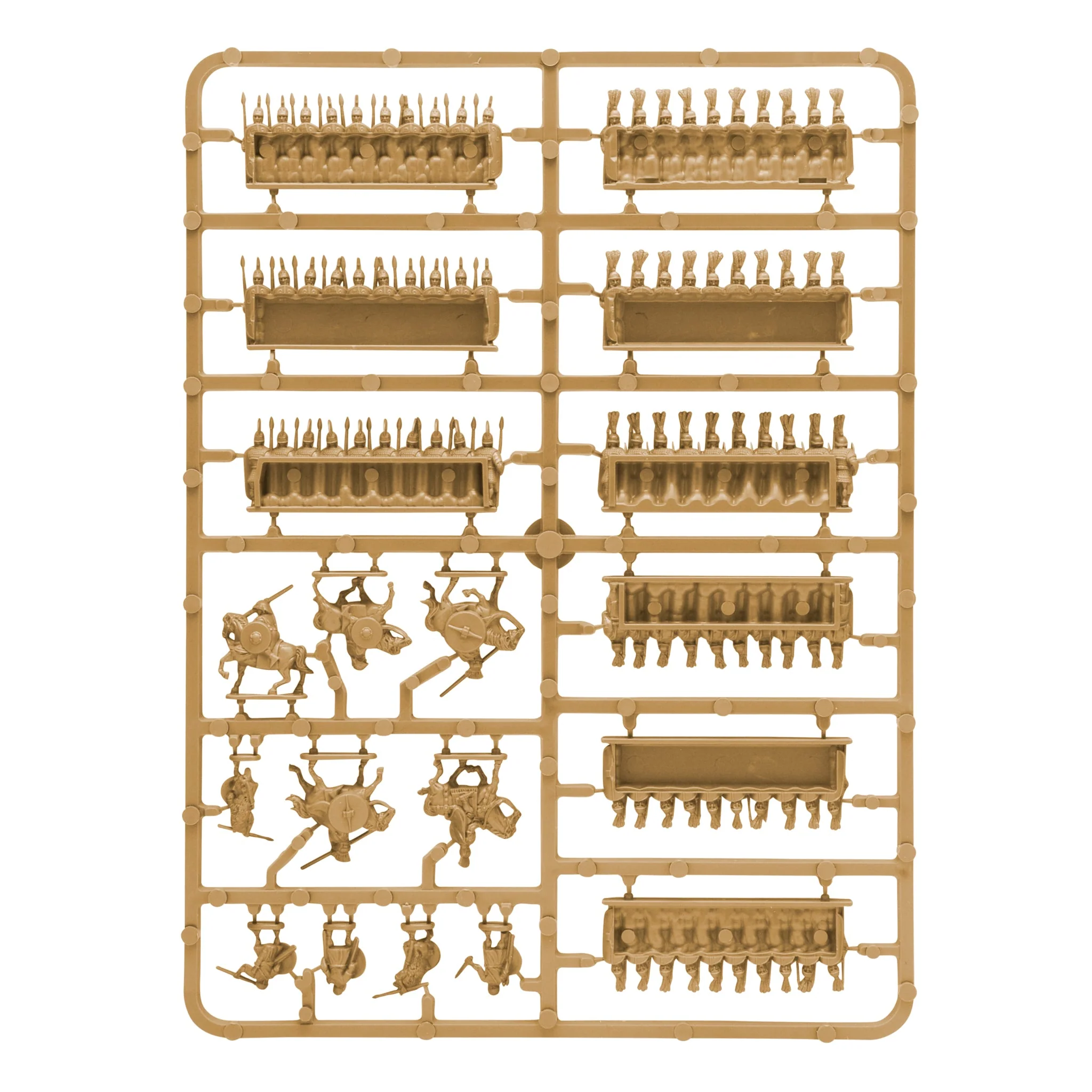 Hail Caesar Epic Battles: Republican Roman sprue (tan plastic) - Image 2