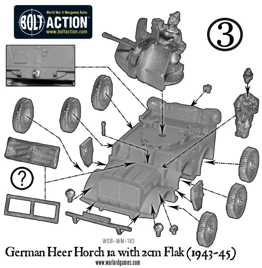Horch 1a with 2cm Flak (Heer 1943-45) - Image 7