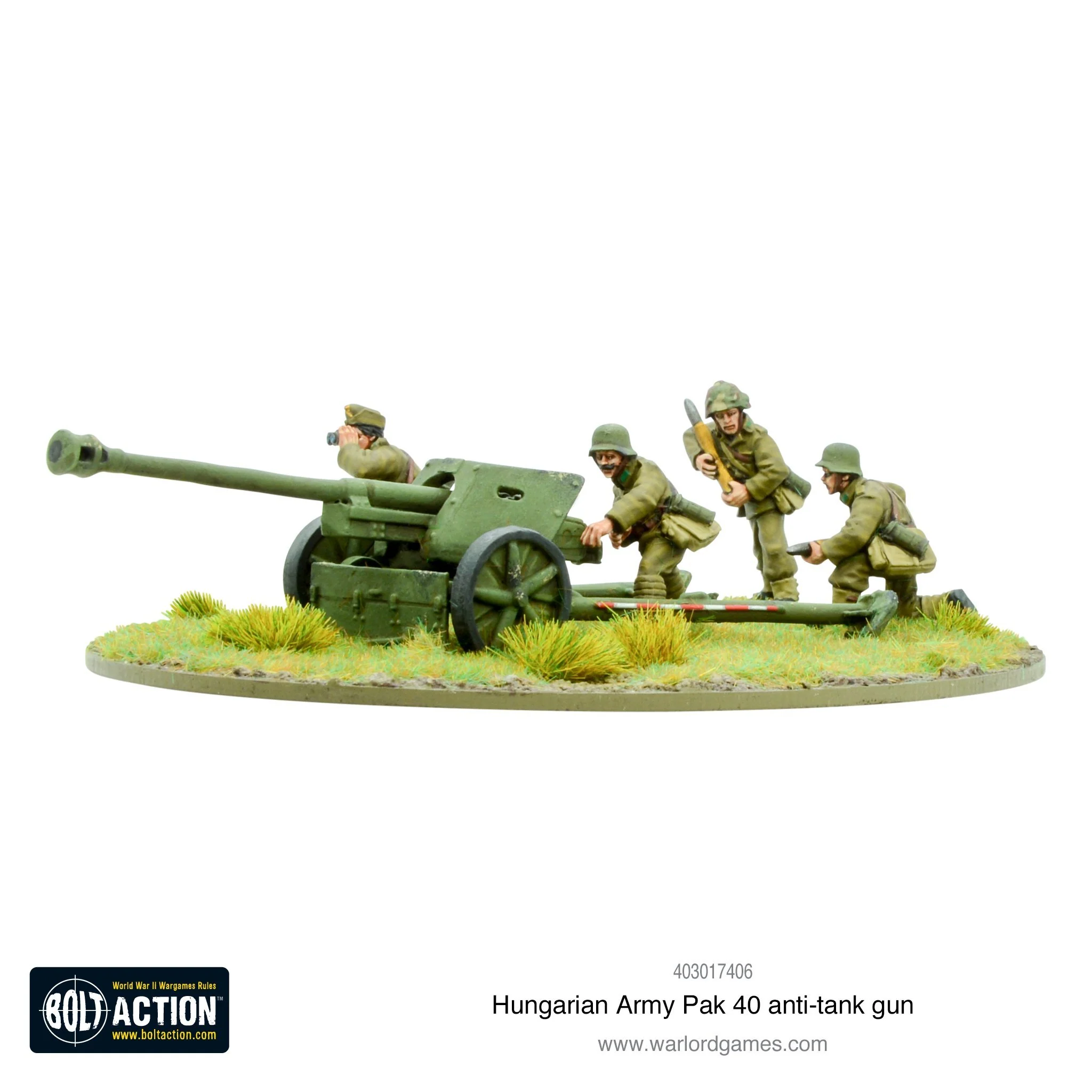 Hungarian Army Pak 40 anti-tank gun