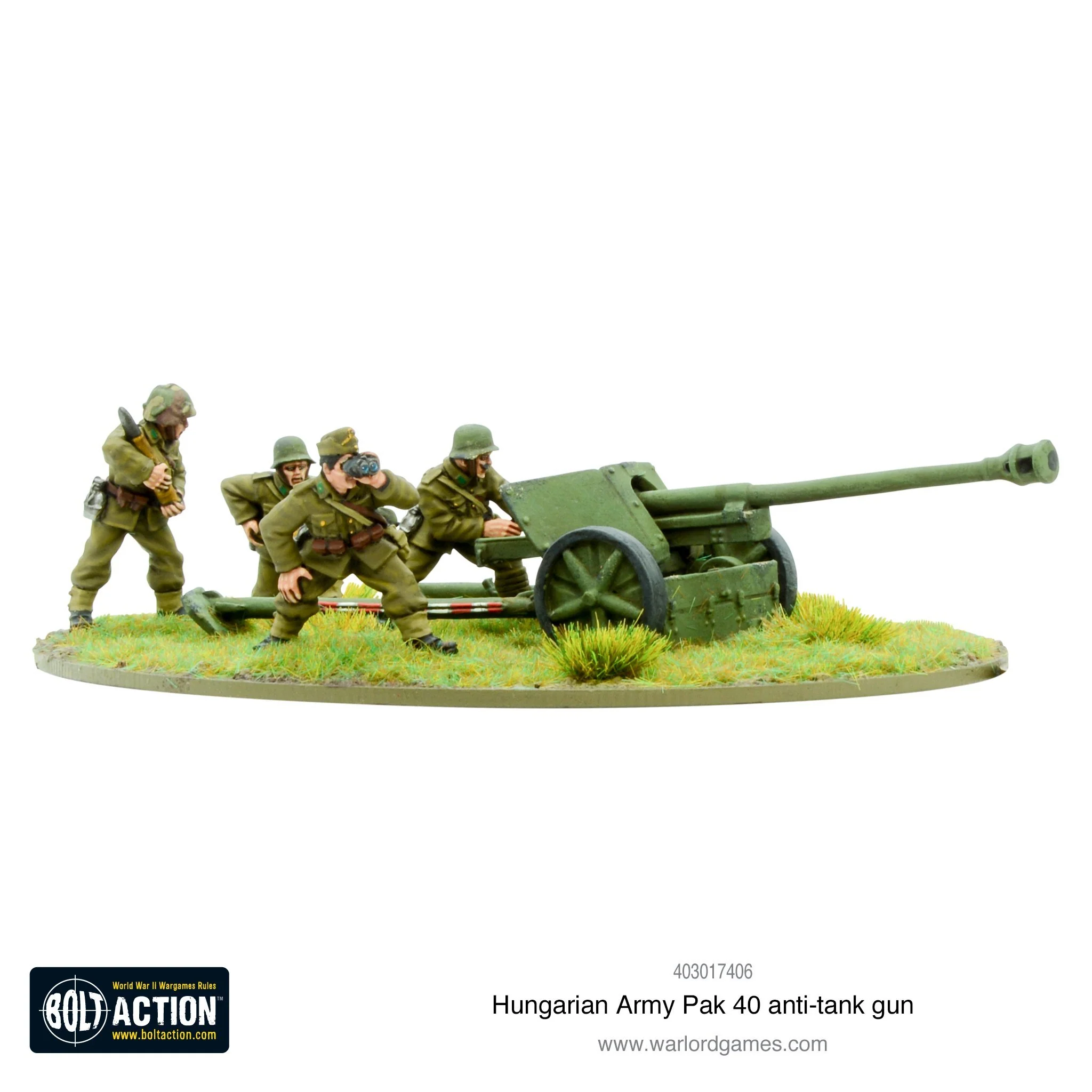 Hungarian Army Pak 40 anti-tank gun - Image 2