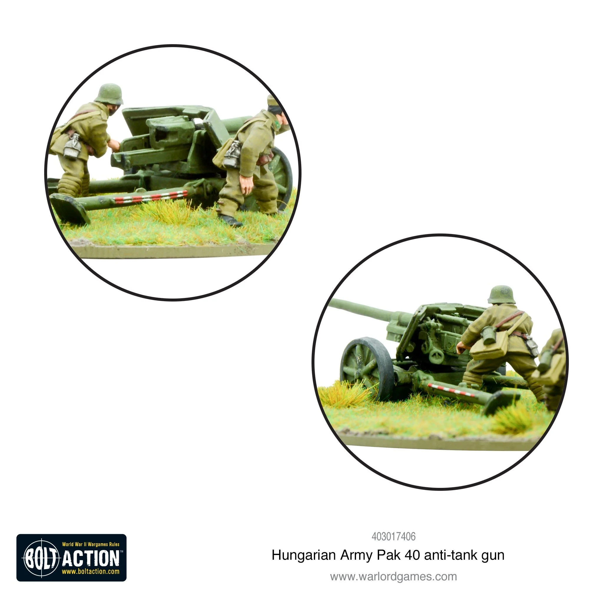 Hungarian Army Pak 40 anti-tank gun - Image 4