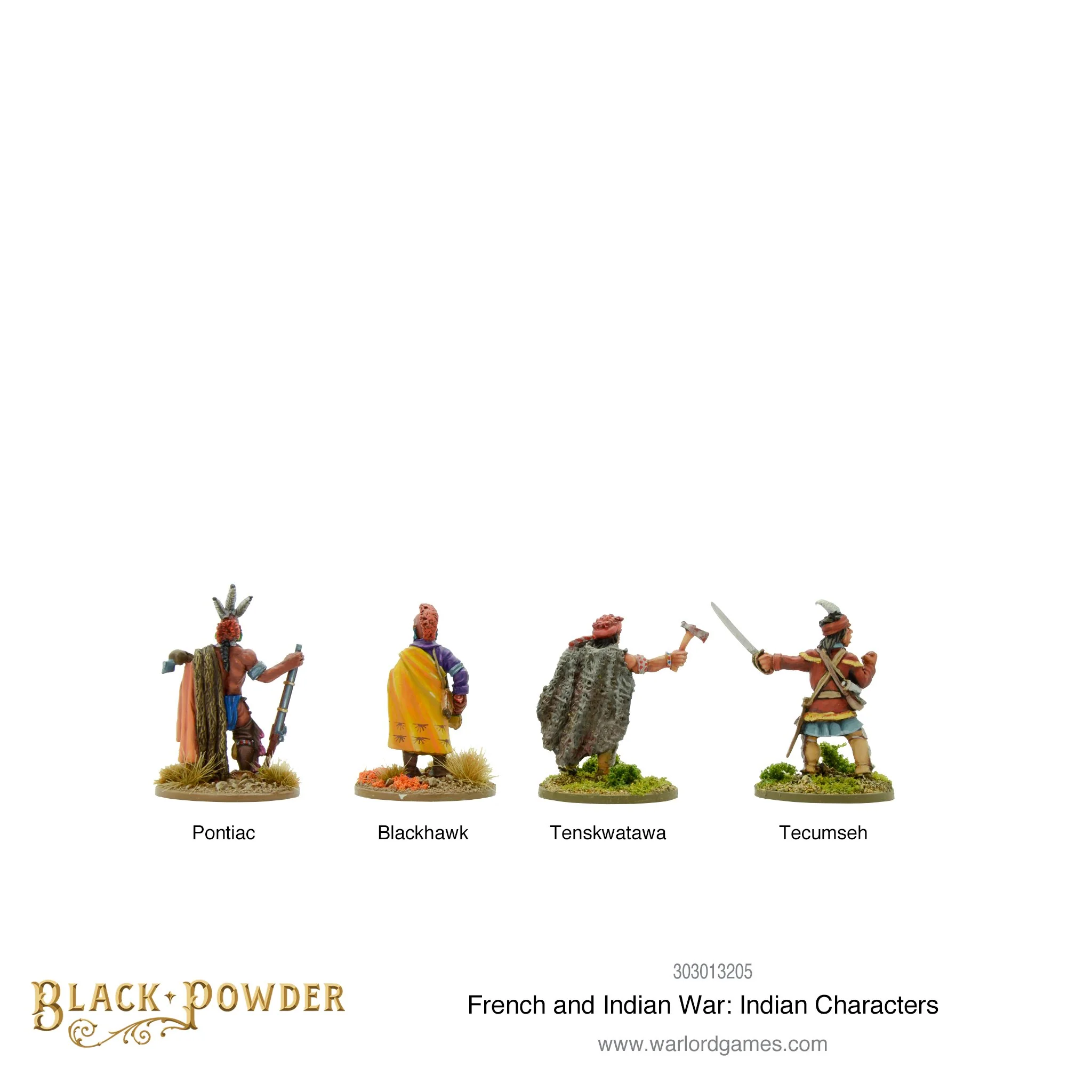 French Indian War: Indian Characters - Image 2