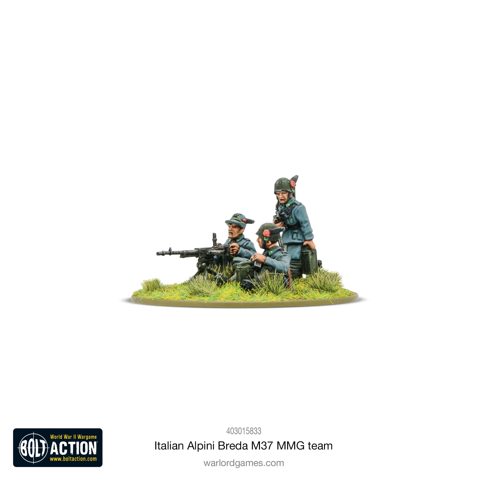 Italian Alpini Breda M37 Medium Machine Gun Team - Image 2