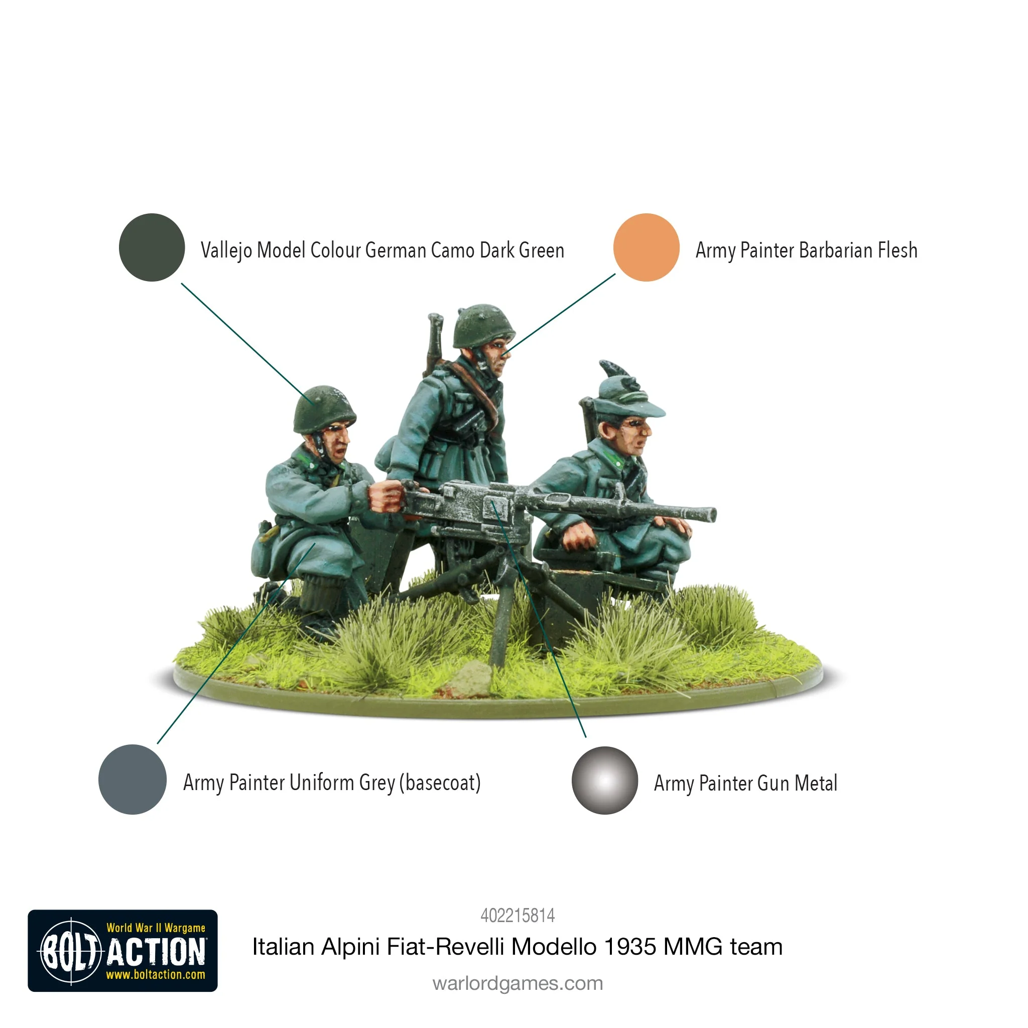 Italian Alpini Fiat-Revelli Modello 1935 Medium Machine Gun Team - Image 4