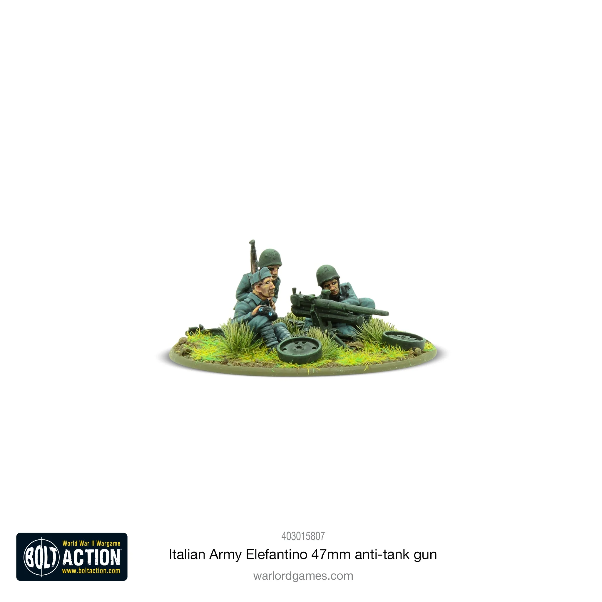 Italian Army Elefantino 47mm anti-tank gun - Image 2