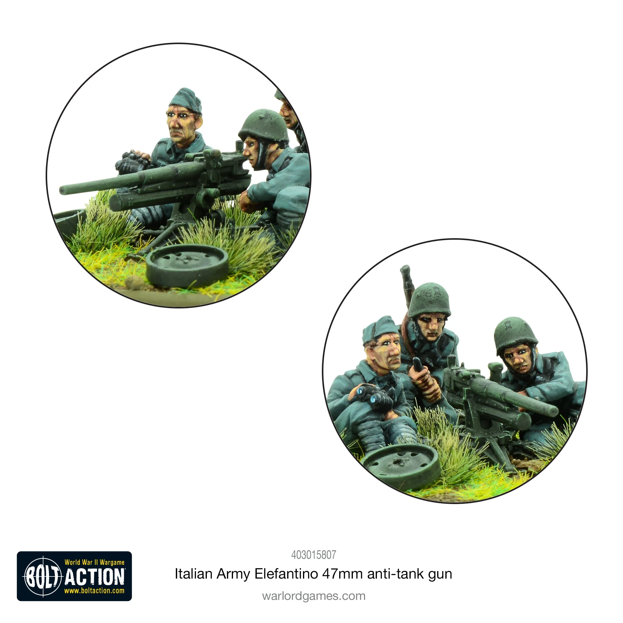 Italian Army Elefantino 47mm anti-tank gun - Image 4