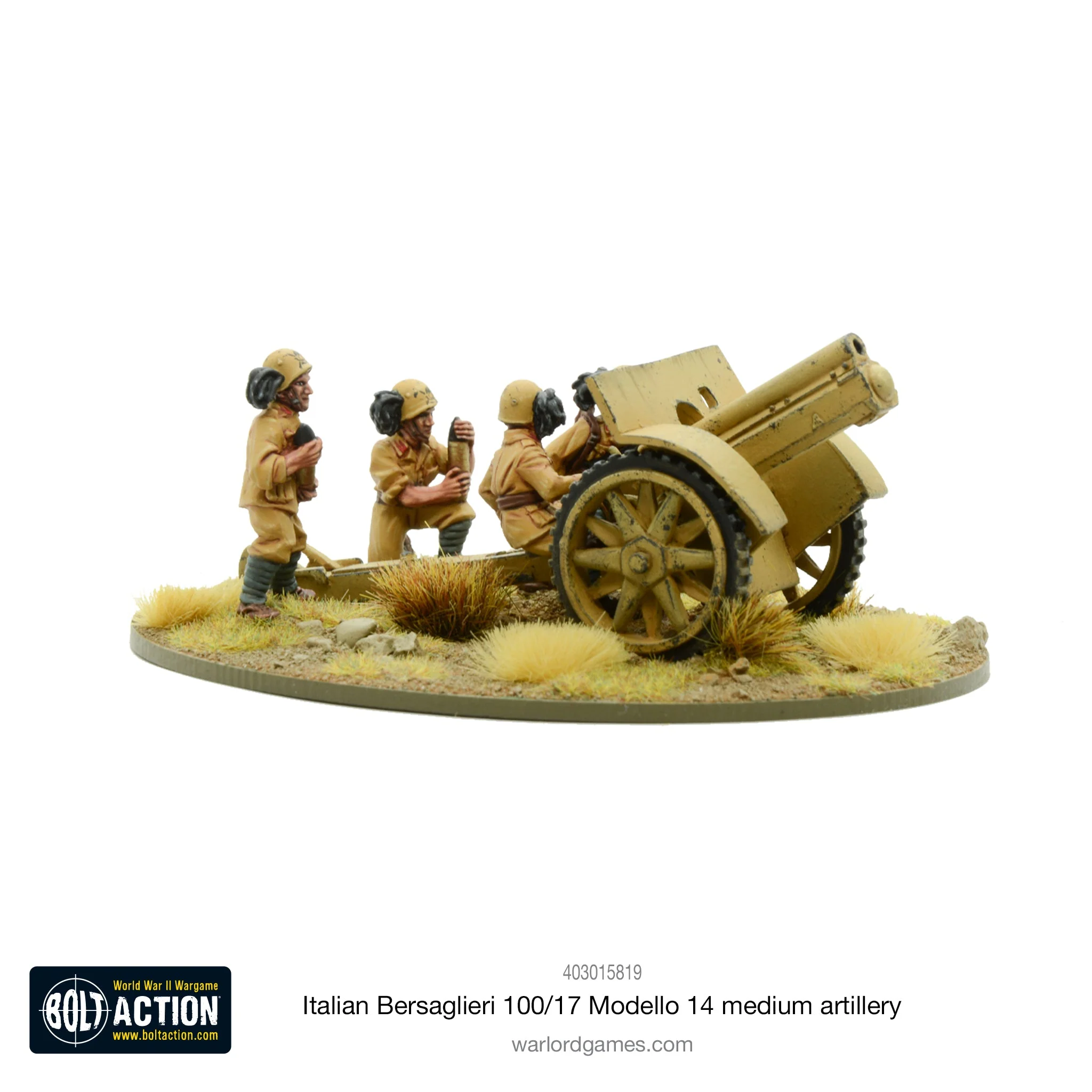 Italian Bersaglieri 100/17 Modello 14 medium artillery - Image 2