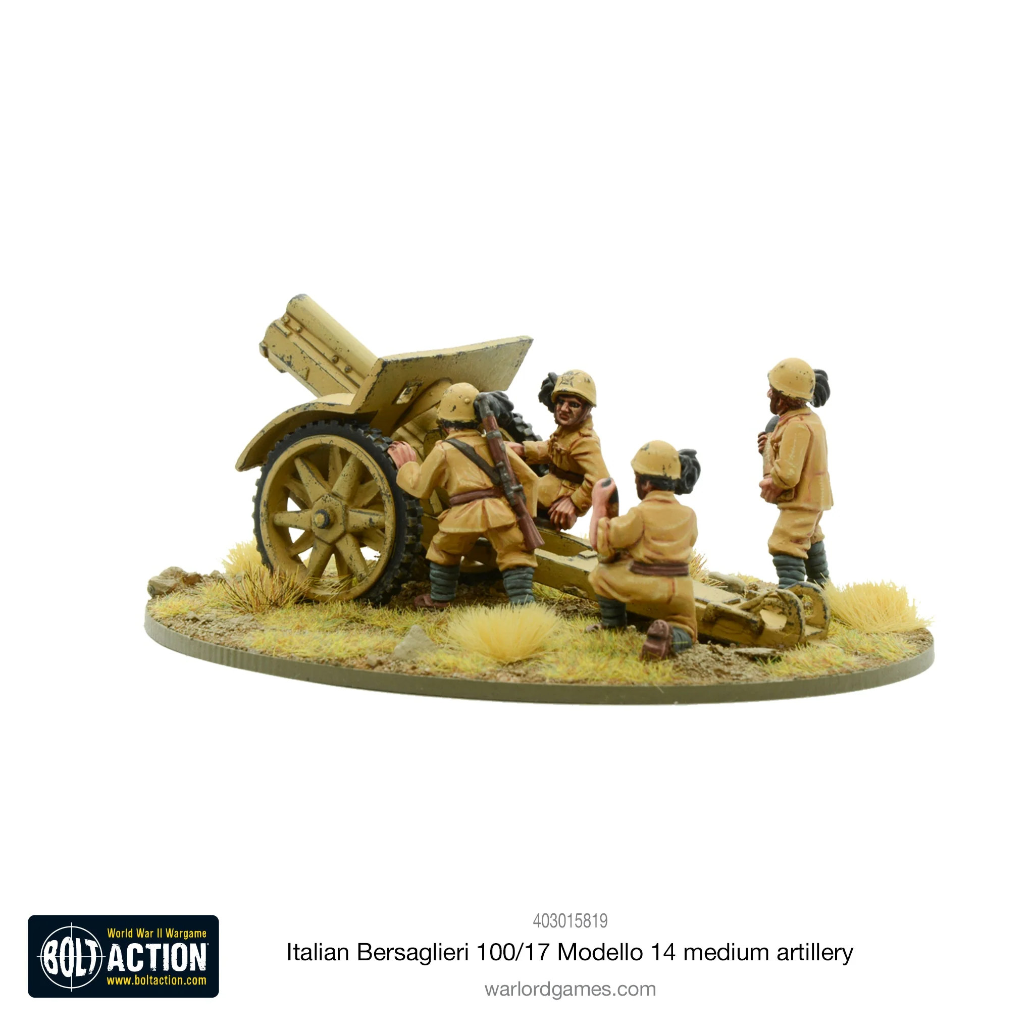 Italian Bersaglieri 100/17 Modello 14 medium artillery - Image 3