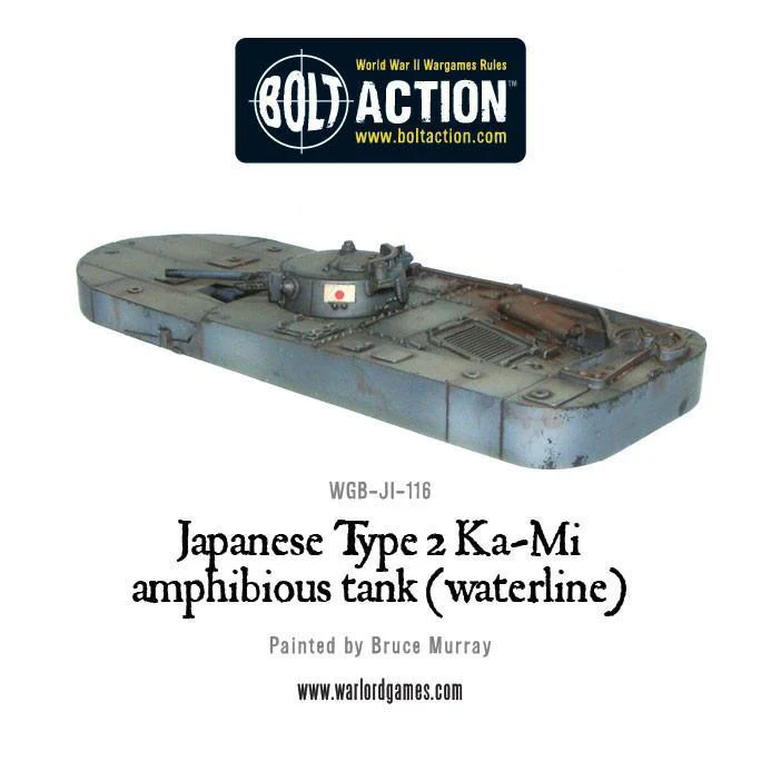 Japanese Type 2 Ka-Mi amphibious tank (waterline) - Image 3