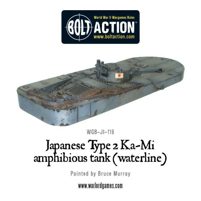 Japanese Type 2 Ka-Mi amphibious tank (waterline) - Image 4