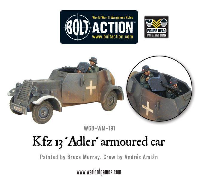 Kfz 13 'Adler' German armoured car - Image 2
