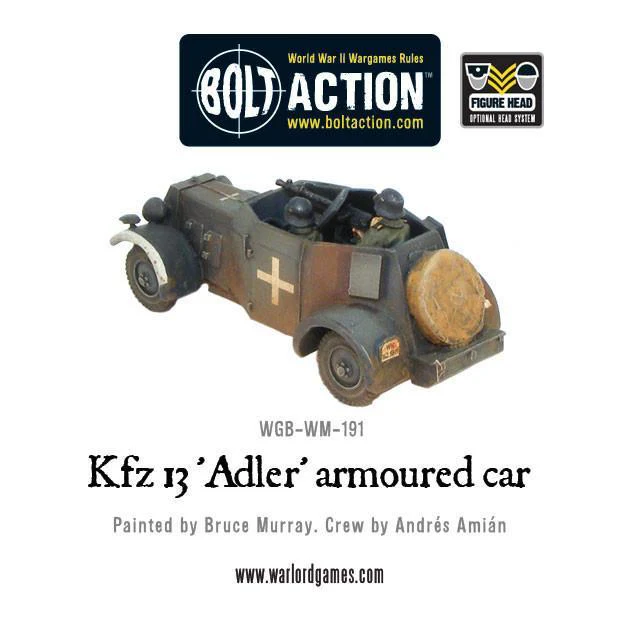 Kfz 13 'Adler' German armoured car - Image 3