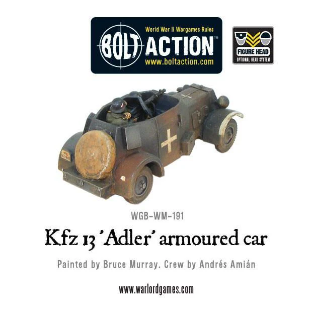Kfz 13 'Adler' German armoured car - Image 4