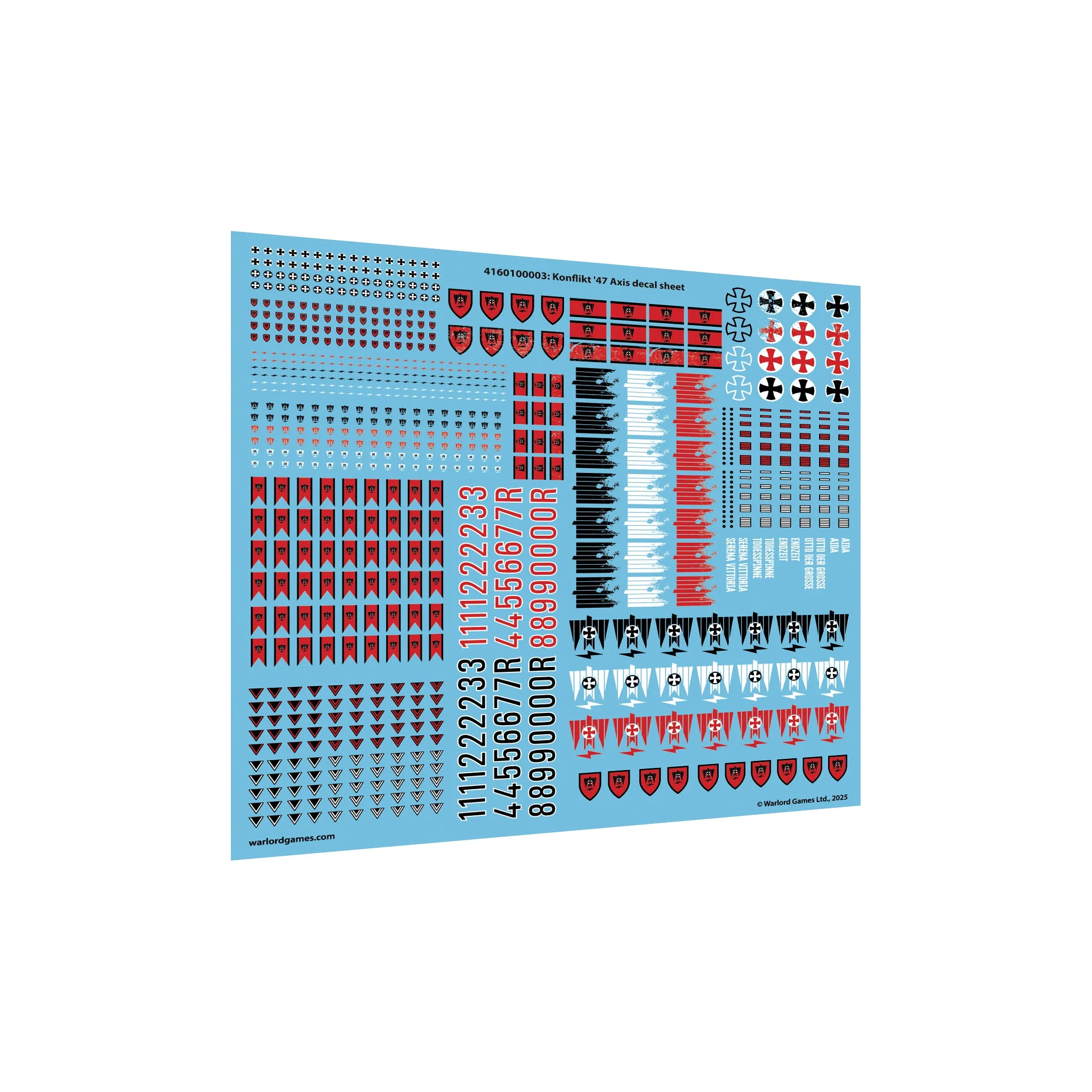 Konflikt '47 Axis decal sheet 100x100