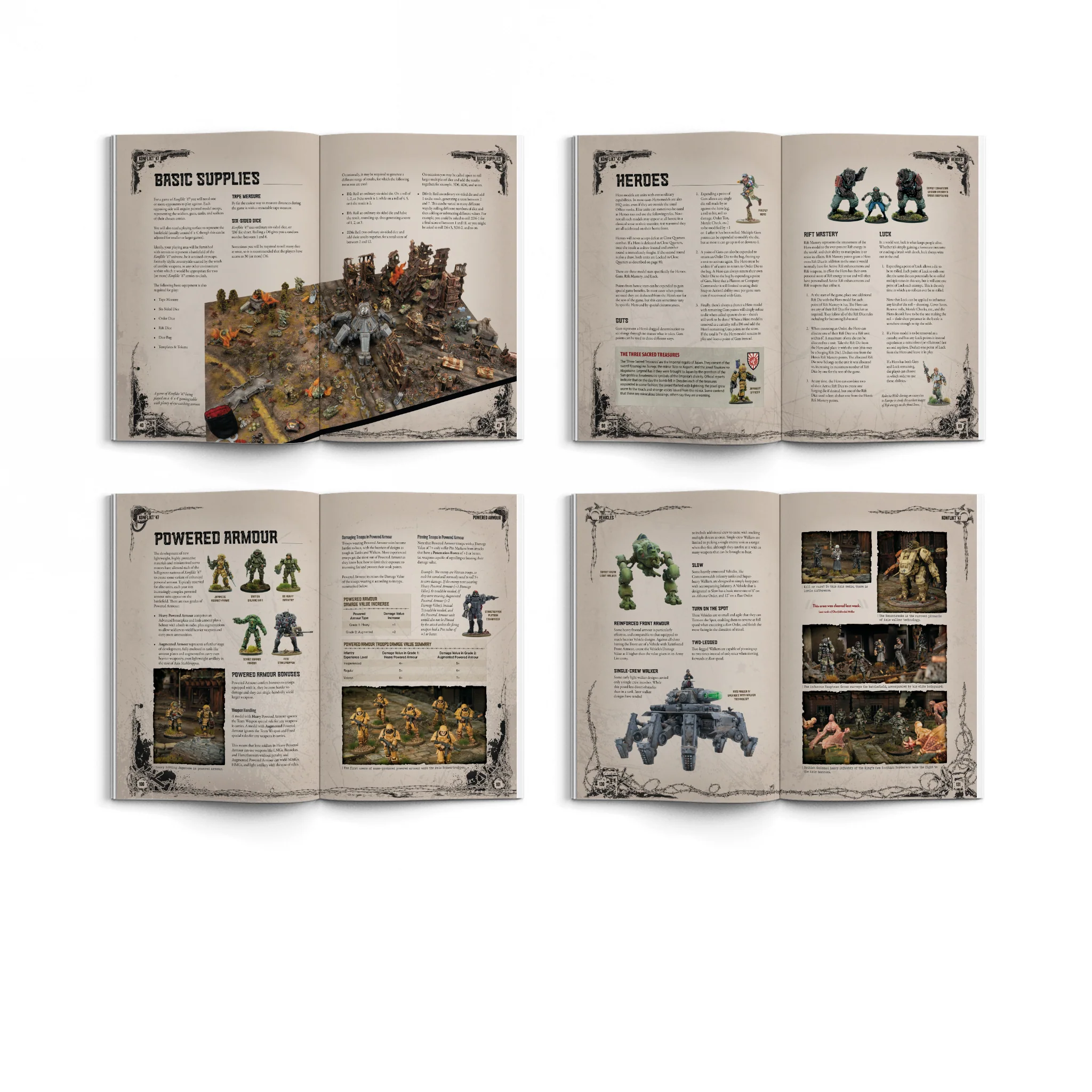 Konflikt '47 Rulebook with special miniature - Image 2