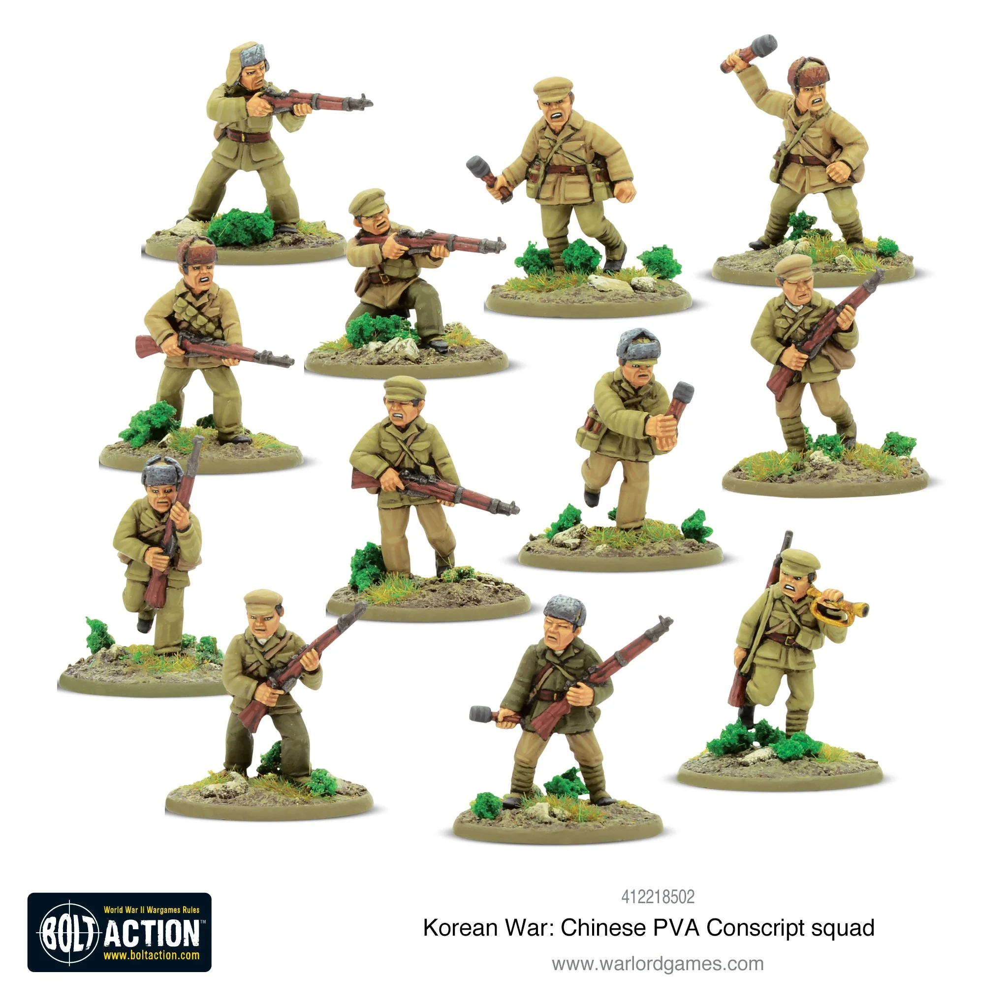 Korean War: Chinese PVA Conscript Squad - Image 2