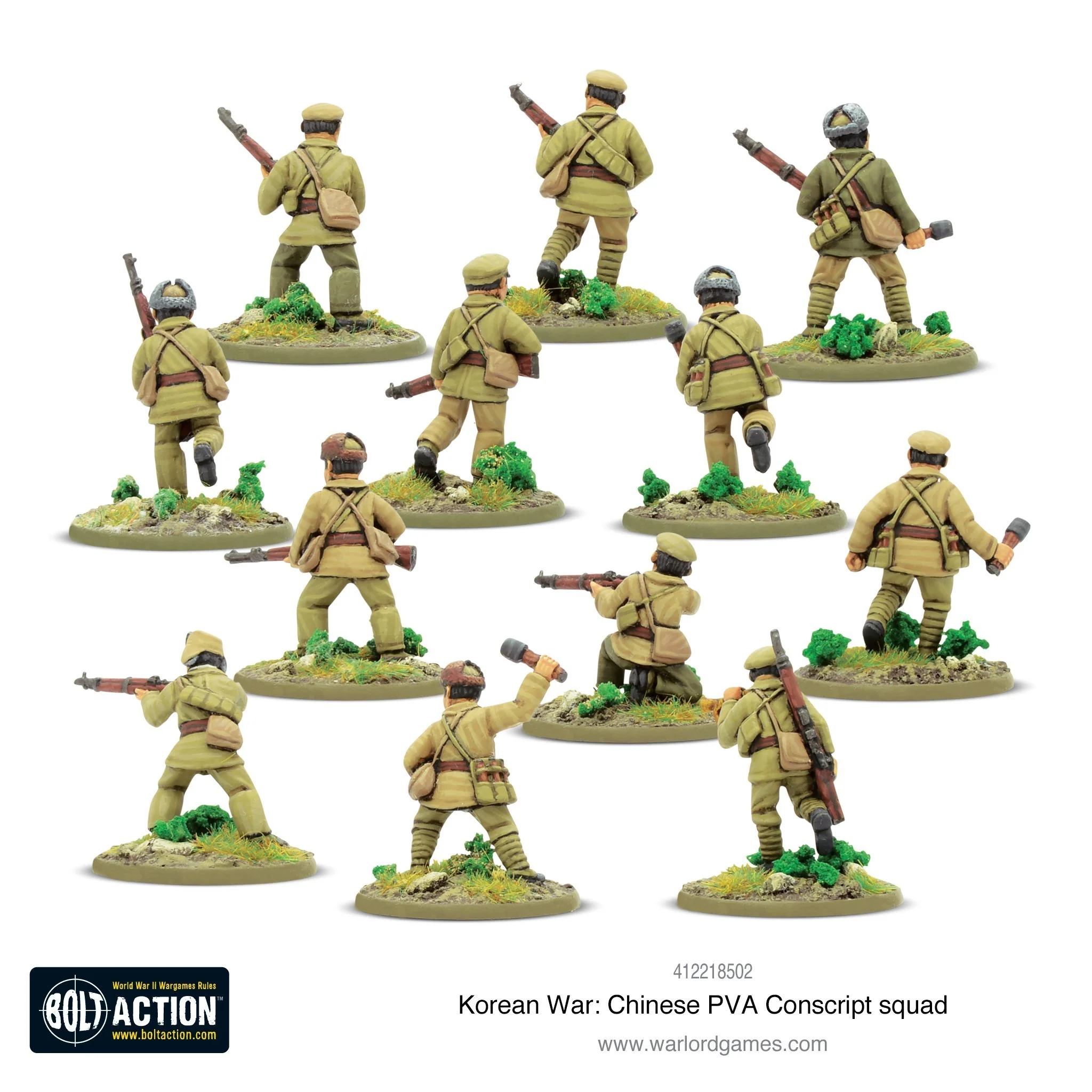 Korean War: Chinese PVA Conscript Squad - Image 3