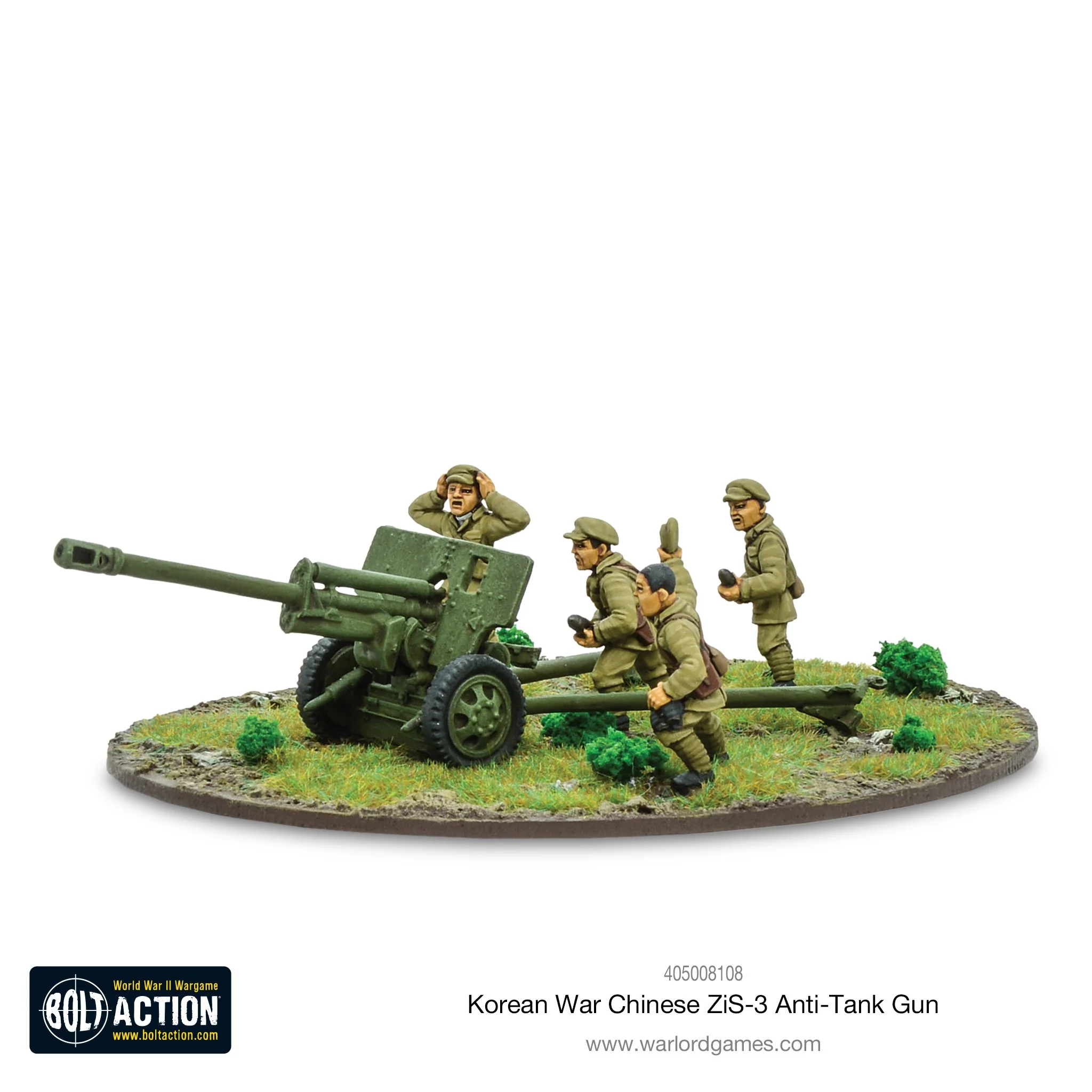 Korean War: Chinese PVA ZIS-3 Anti-tank gun - Image 2
