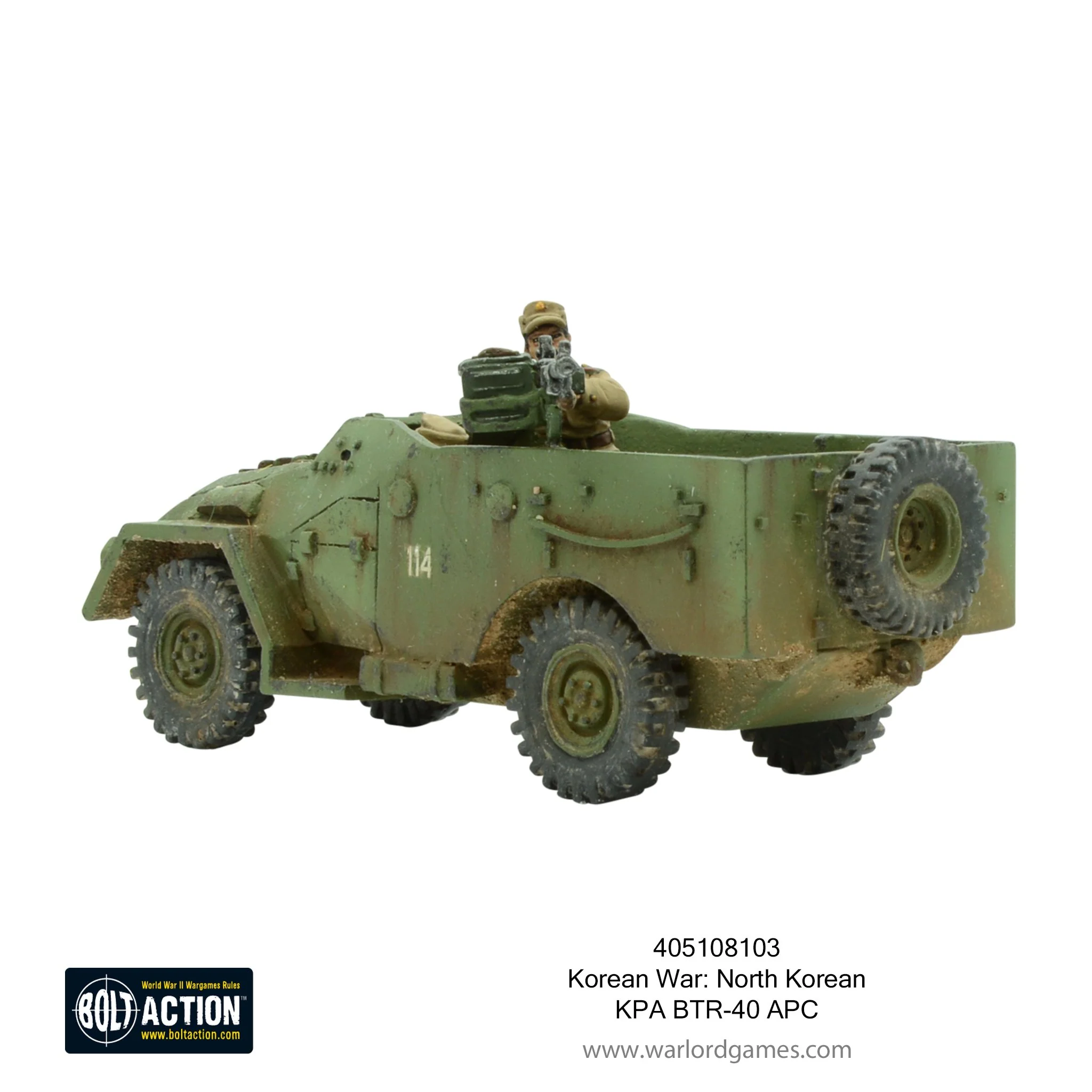 Korean War: North Korean KPA BTR-40 APC - Image 2