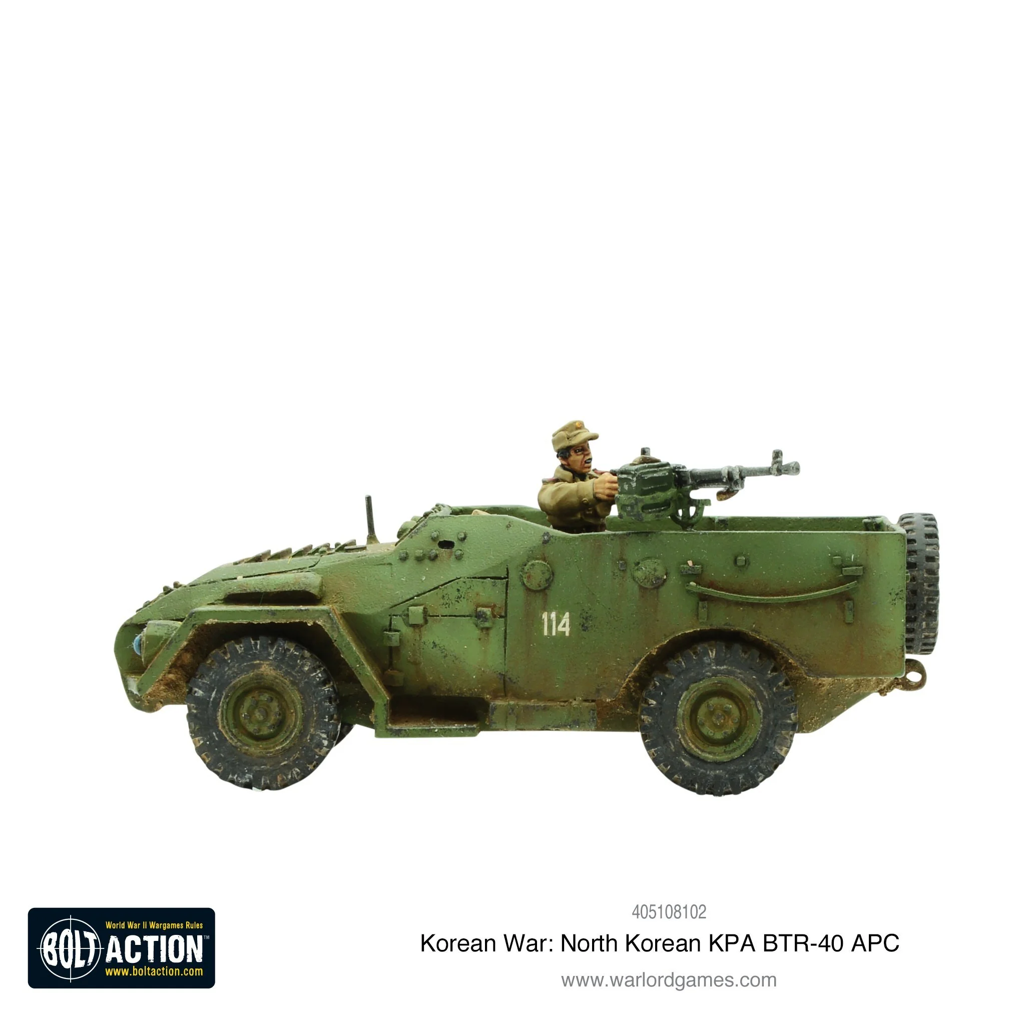 Korean War: North Korean KPA BTR-40 APC - Image 3