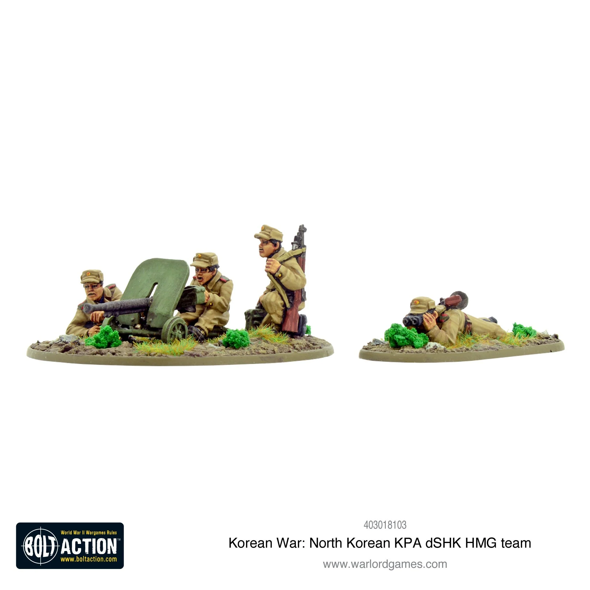 Korean War: North Korean KPA dSHK HMG team