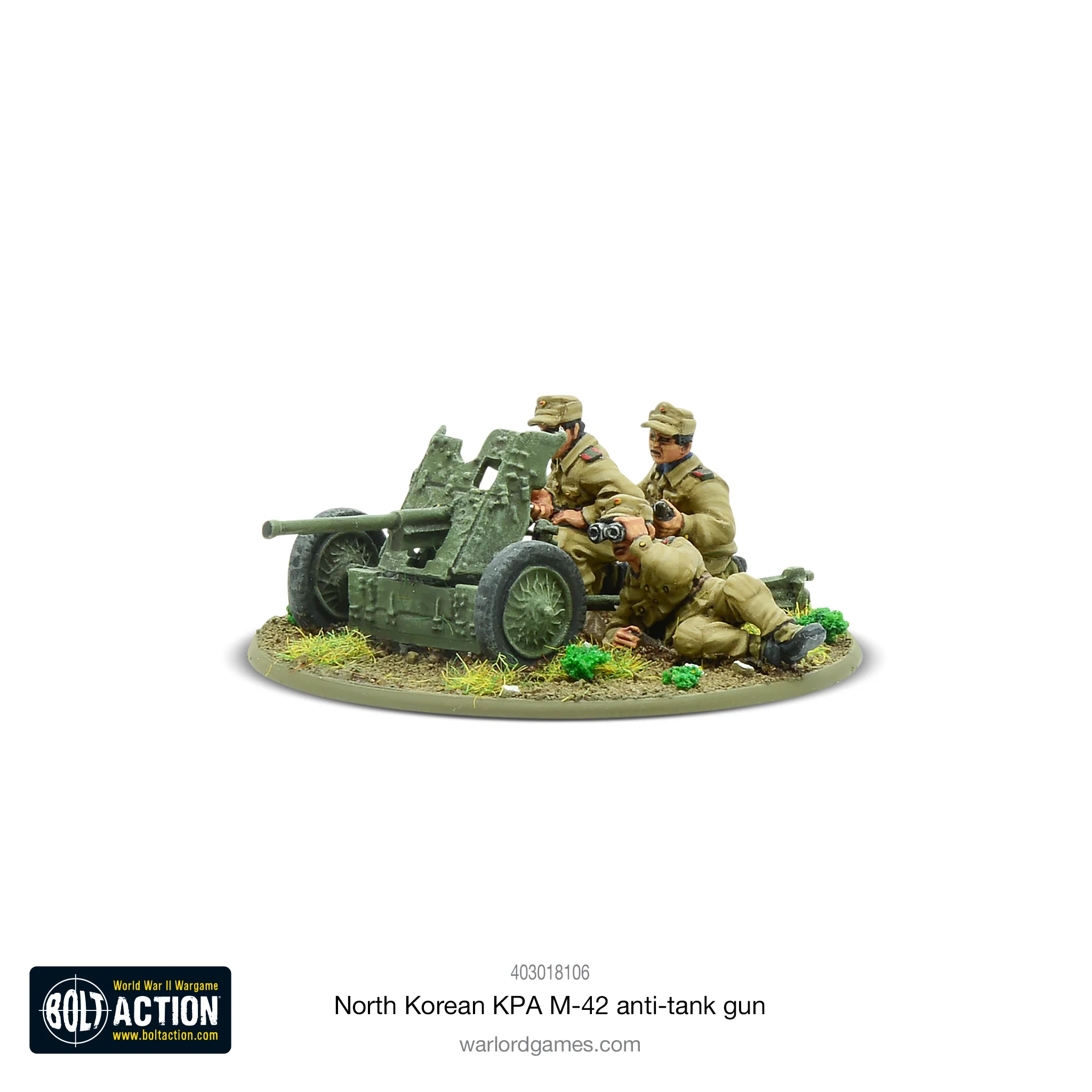 Korean War: North Korean KPA M-42 anti-tank gun - Image 2
