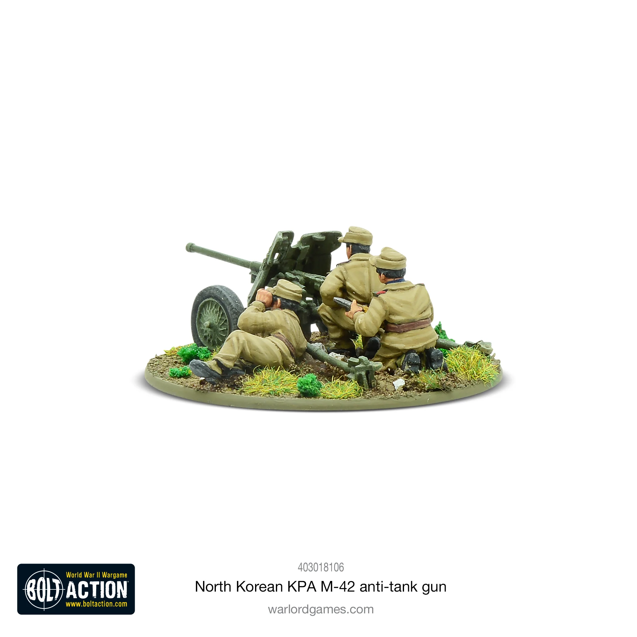 Korean War: North Korean KPA M-42 anti-tank gun - Image 3