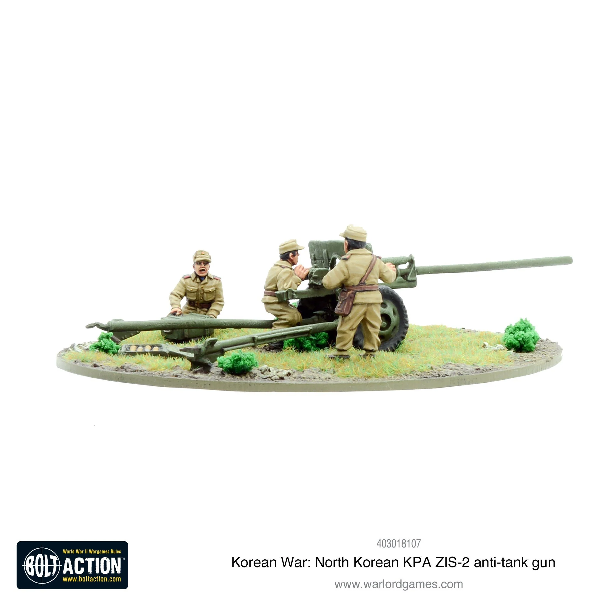 Korean War: North Korean KPA ZIS-2 anti-tank gun - Image 2