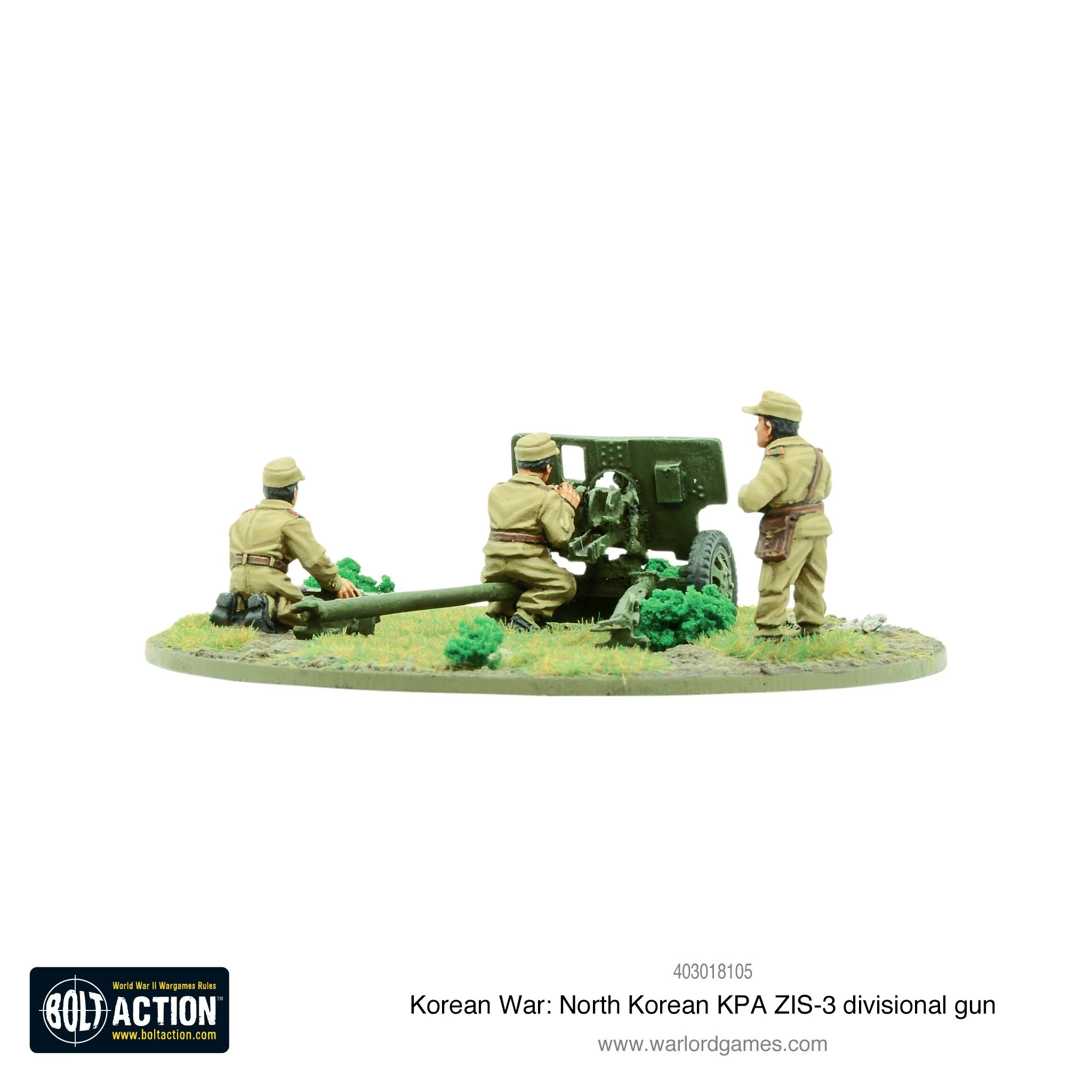 Korean War: North Korean KPA ZIS-3 divisional gun - Image 3