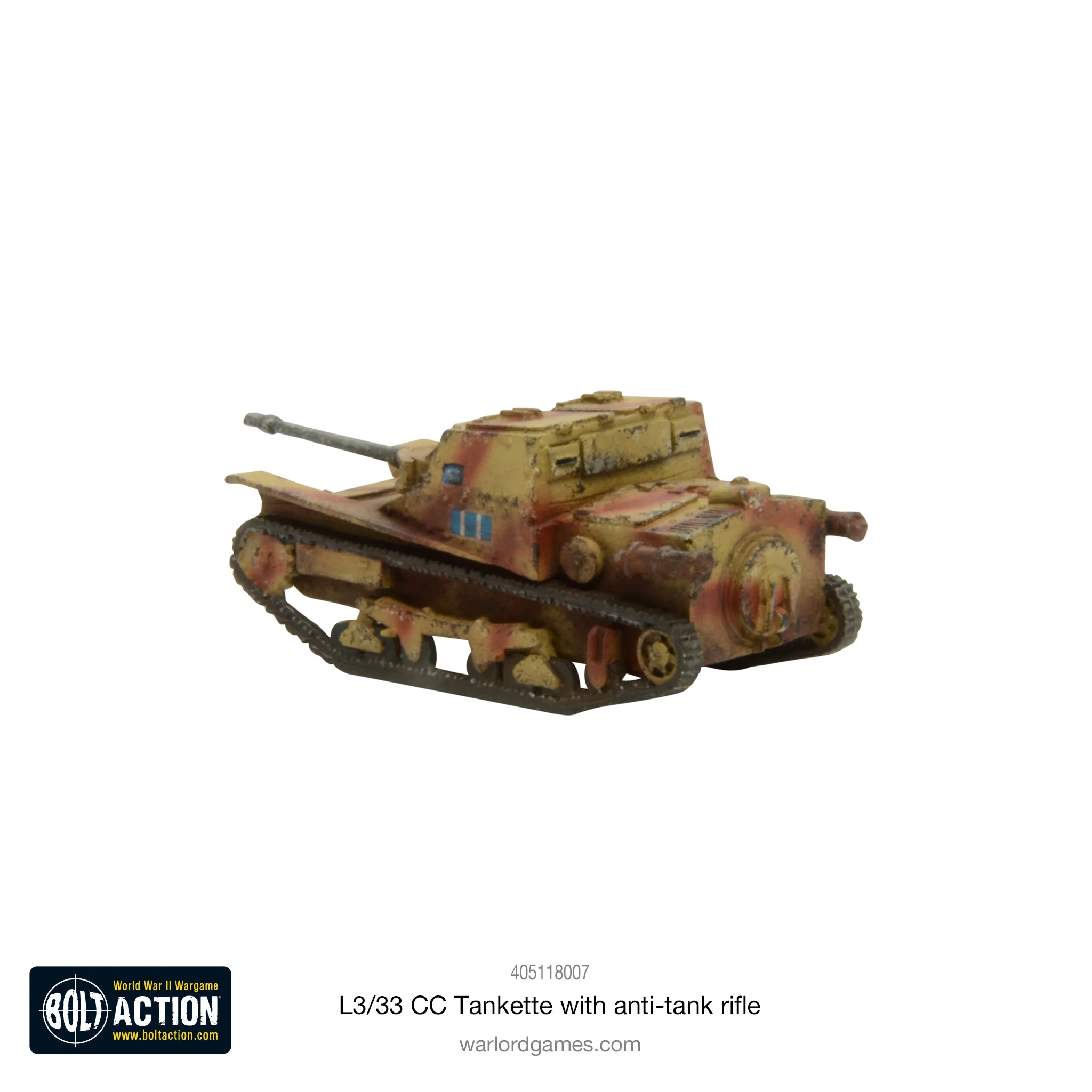 L3/33 CC Tankette with anti-tank rifle - Image 3