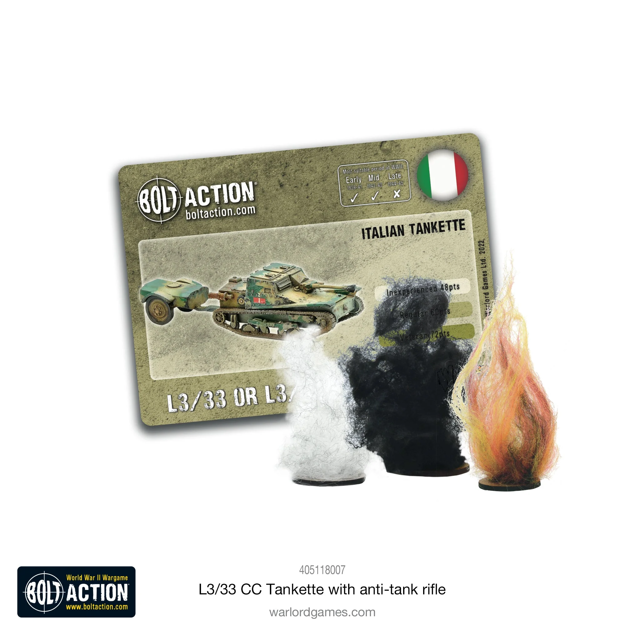 L3/33 CC Tankette with anti-tank rifle - Image 5