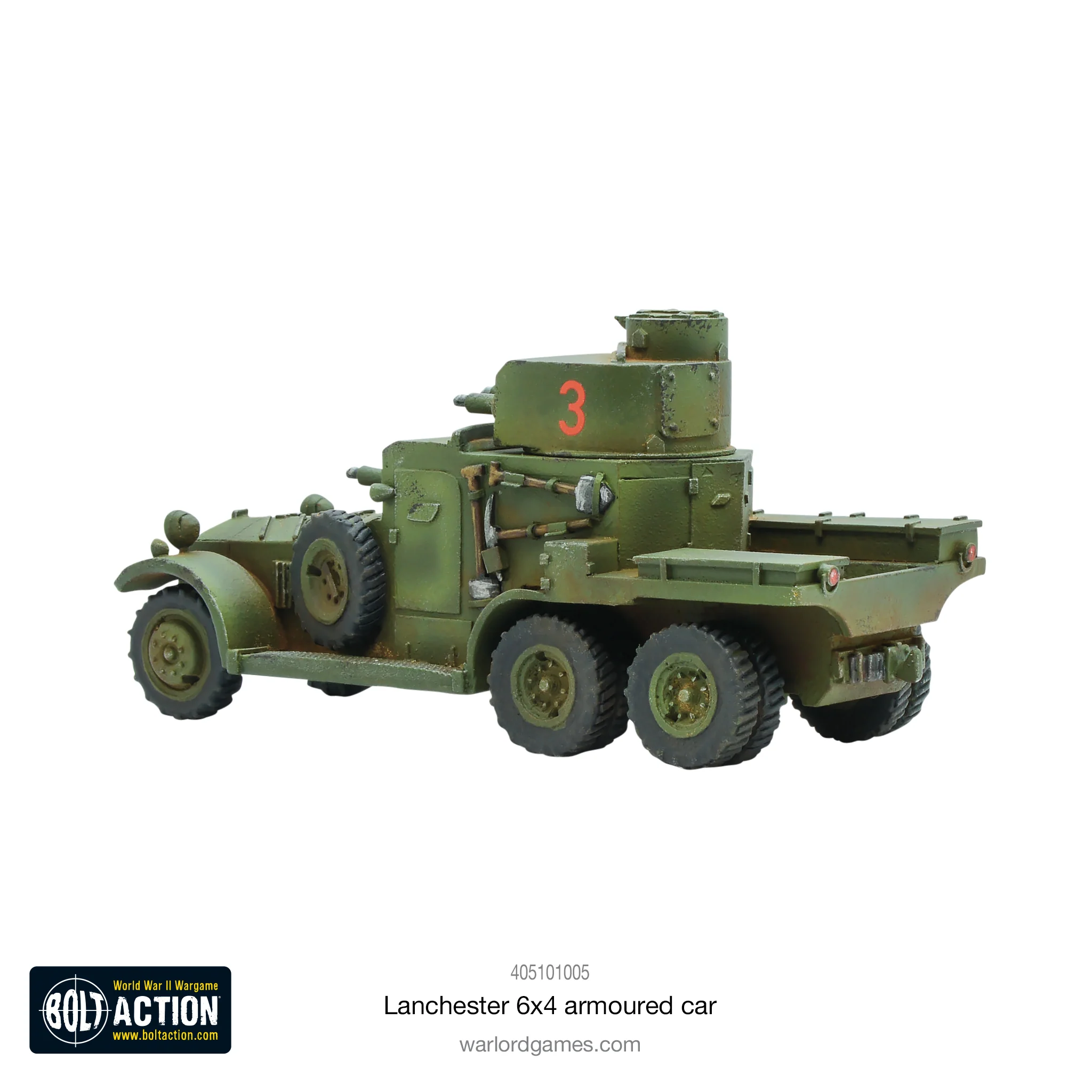 Lanchester 6x4 armoured car - Image 4