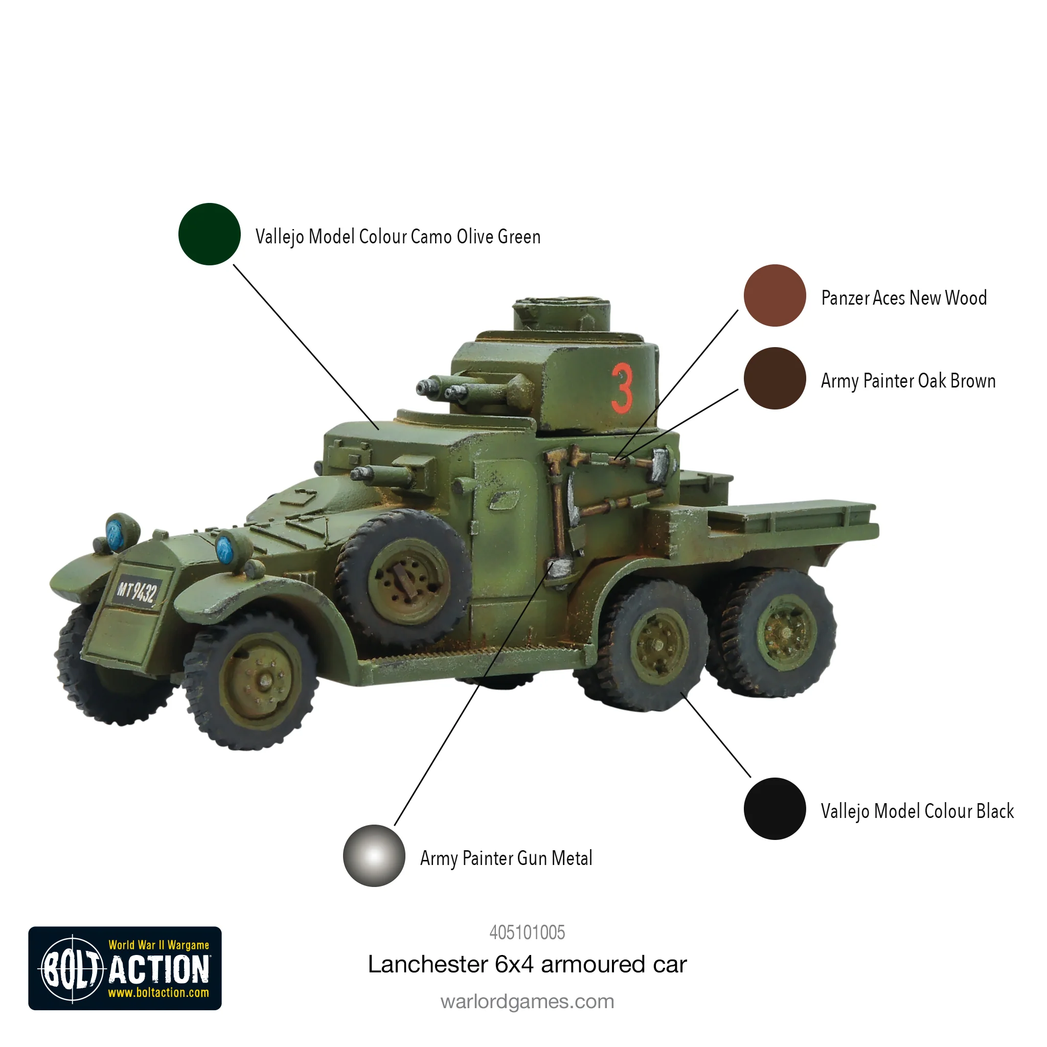 Lanchester 6x4 armoured car - Image 5