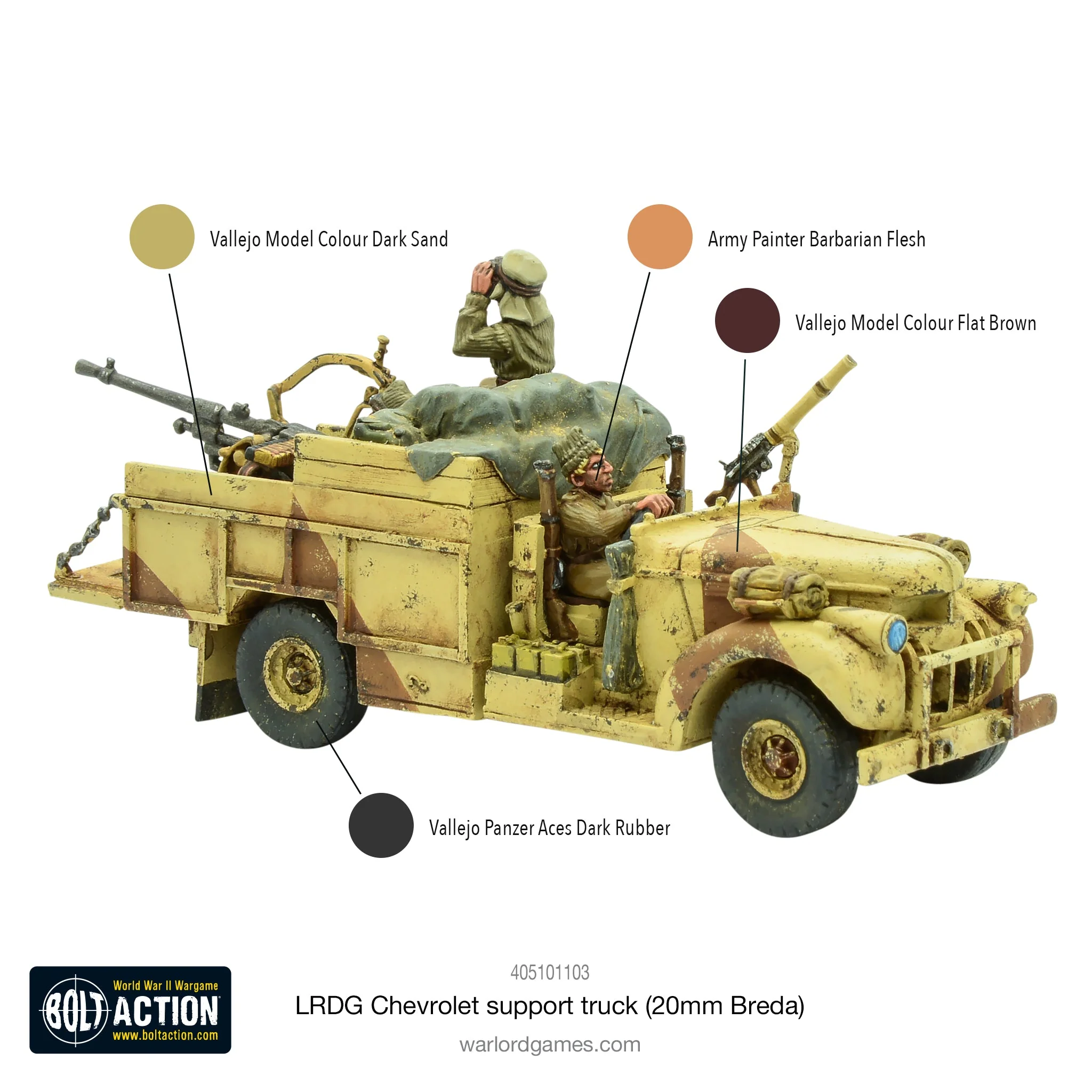LRDG Chevrolet support truck (20mm Breda) - Image 6