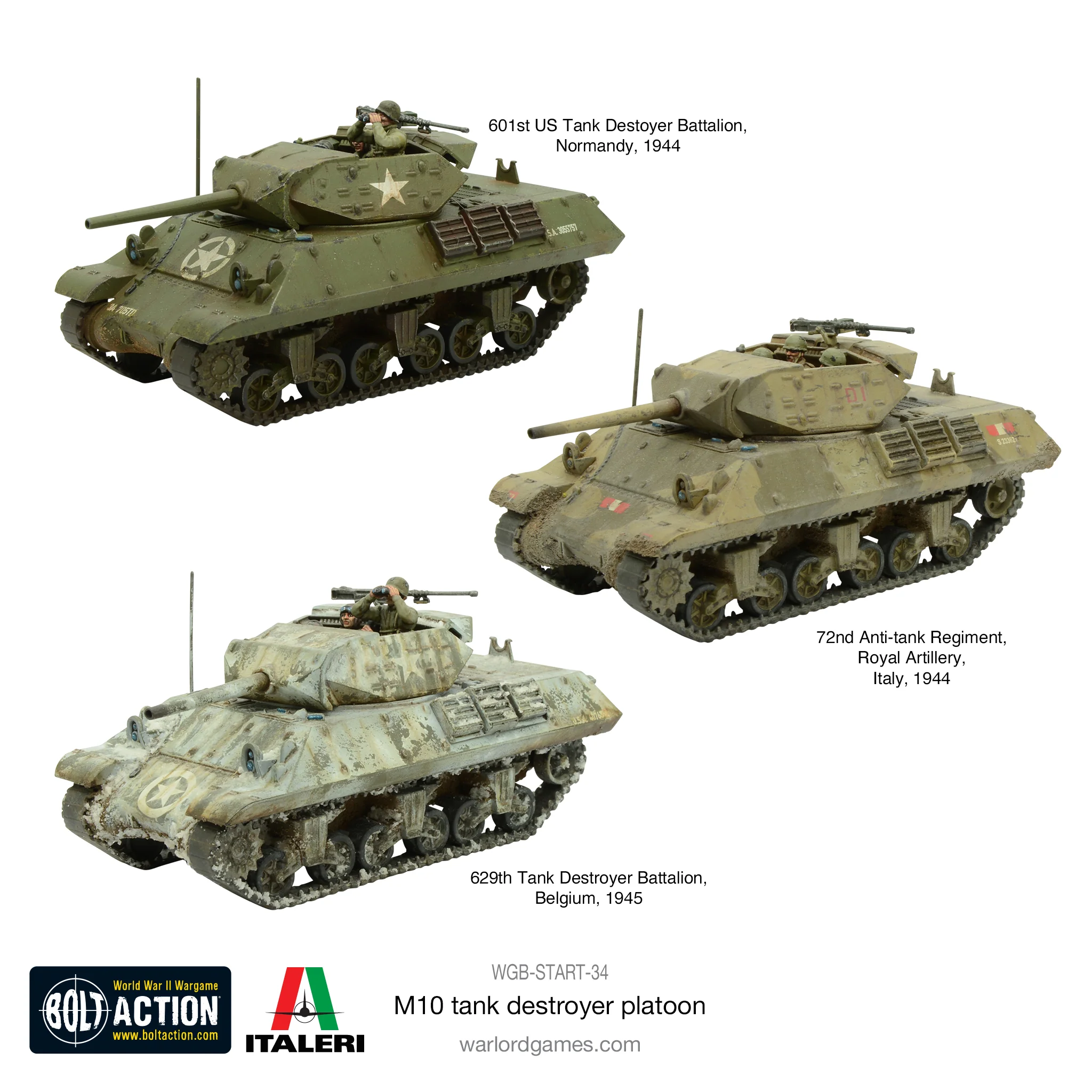 M10 Tank Destroyer Platoon (plastic) - Image 2