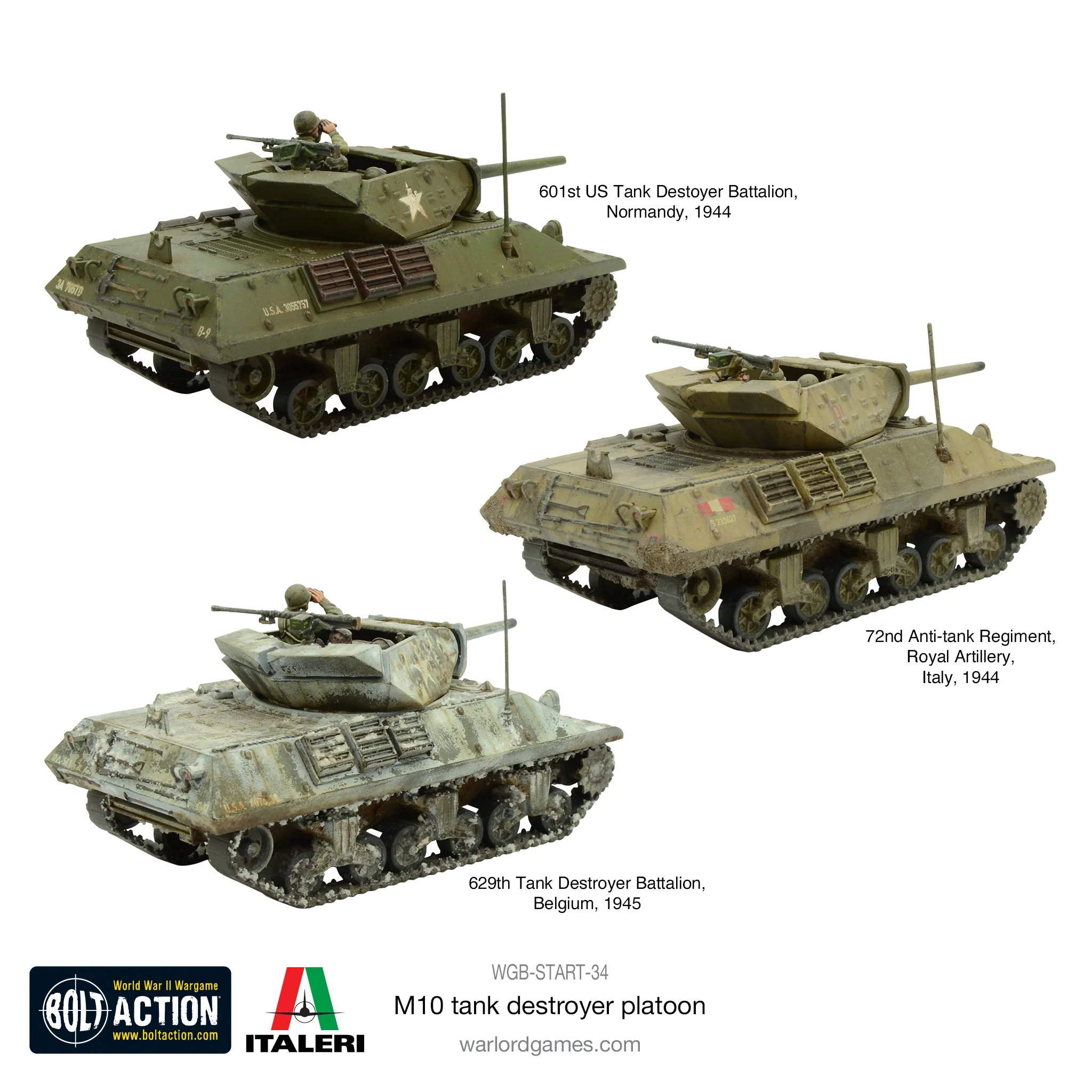 M10 Tank Destroyer Platoon (plastic) - Image 3