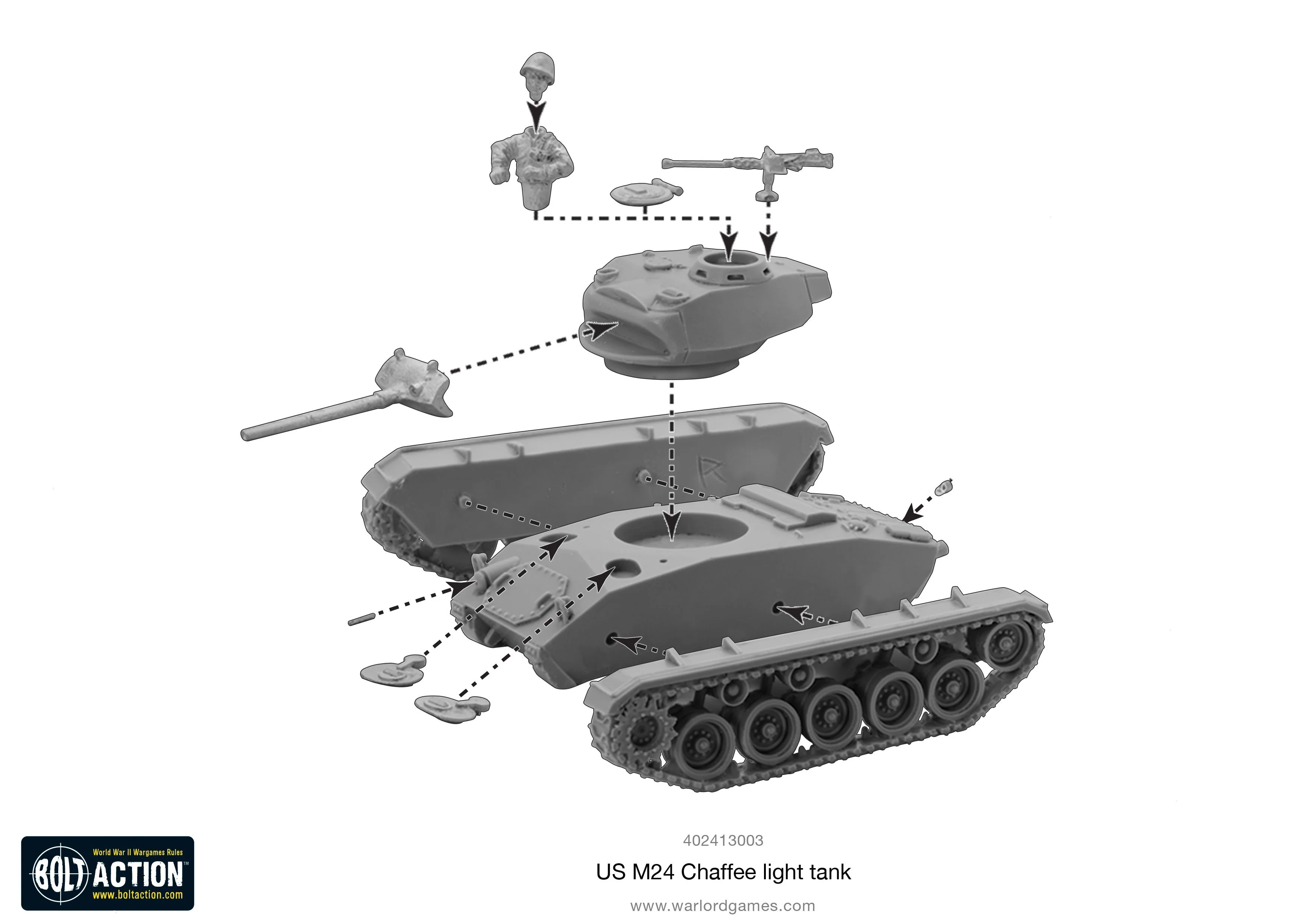 M24 Chaffee, US light tank - Image 9