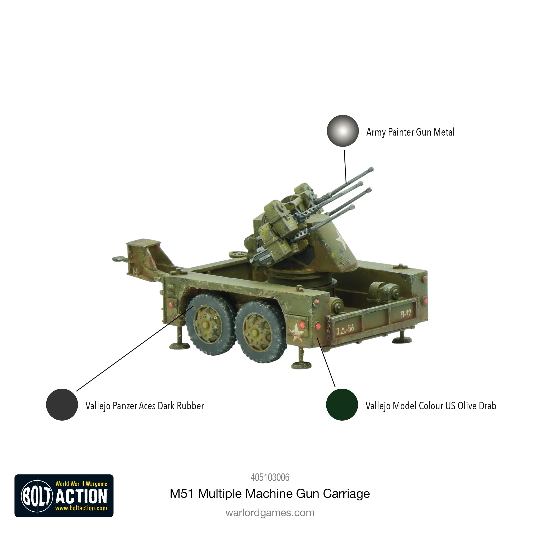 M51 Multiple Machine Gun Carriage - Image 5
