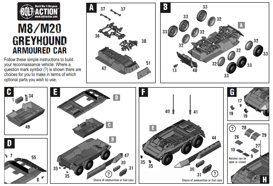 M8/M20 Greyhound Scout Car (Plastic Box) - Image 4